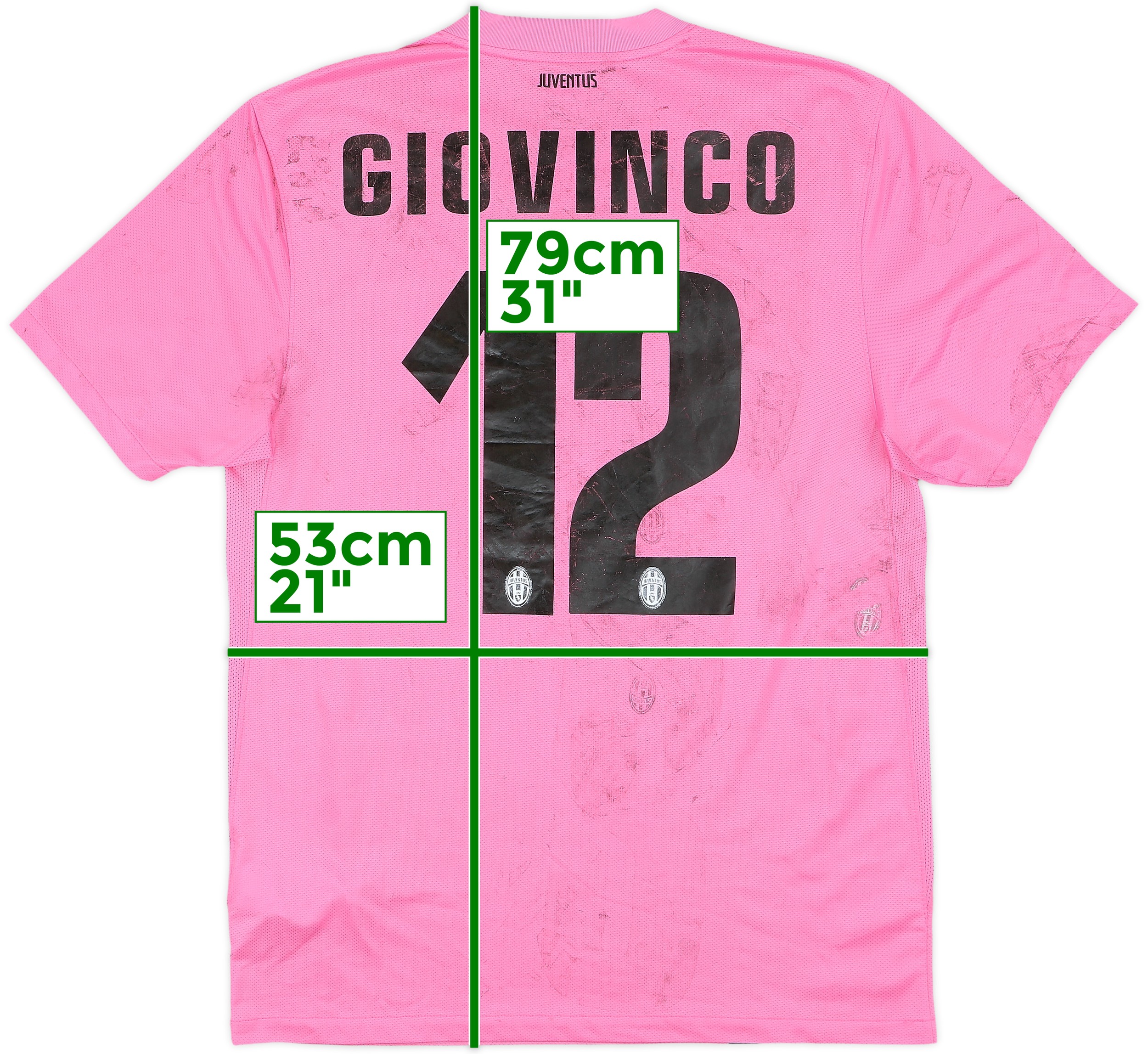 Juventus ピンクシャツ Nike BALLOCCO JUVENTUS 2011-2012 Balocco camiseta shirt trikot maillot