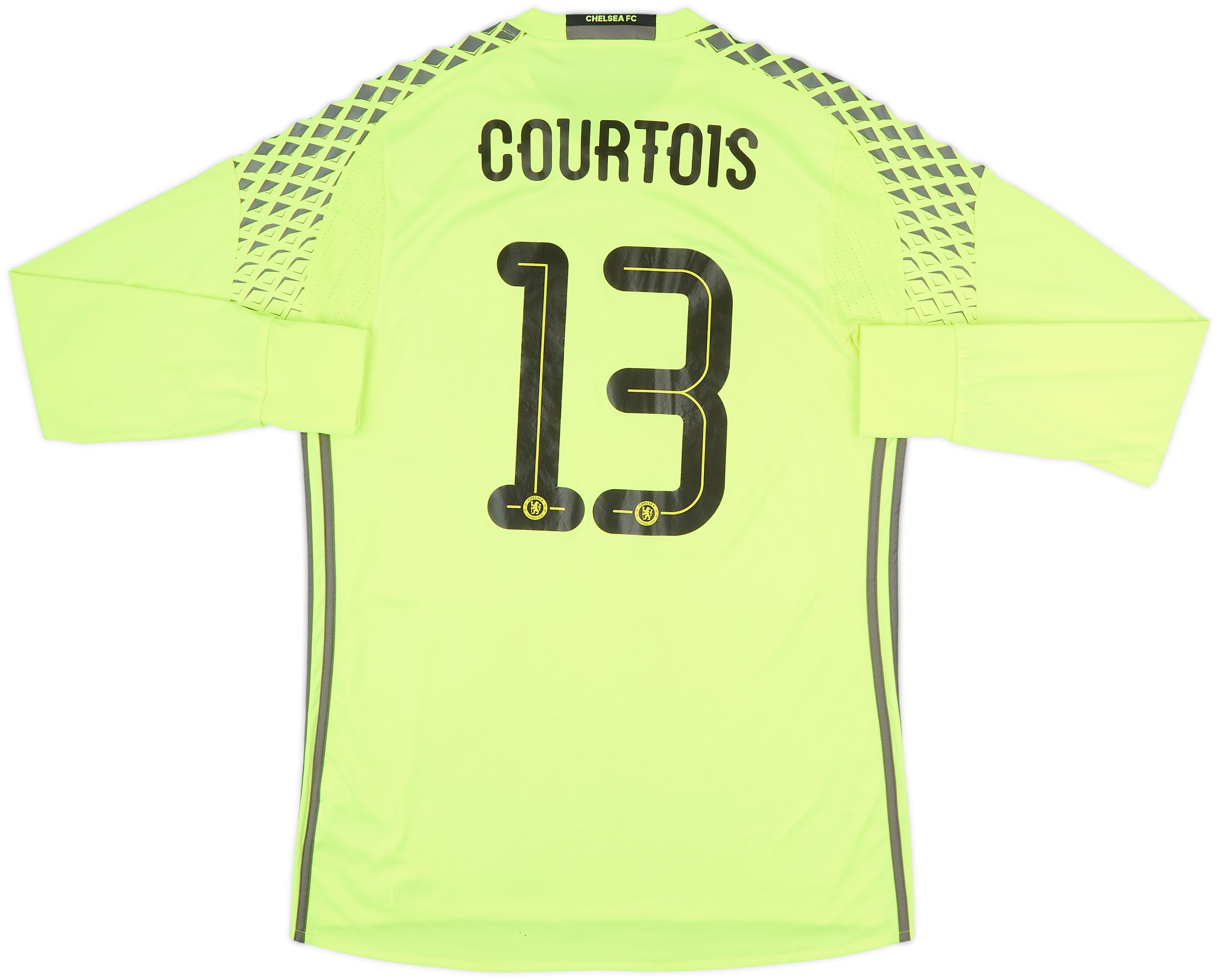 2016-17 Chelsea GK Shirt Courtois #13 - 8/10 - (L)
