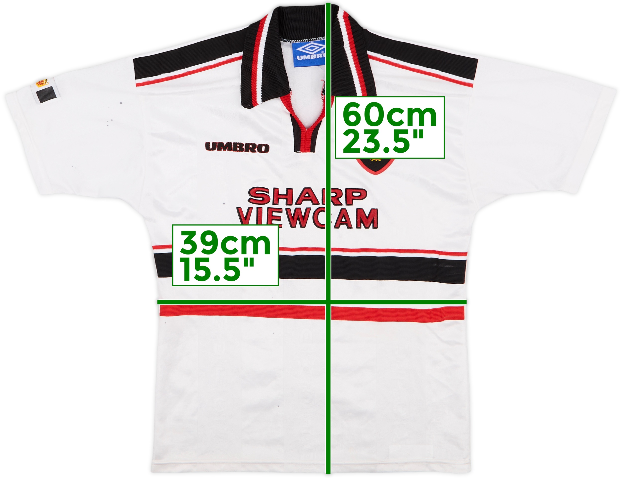 ウェア Manchester United 1997/98 Away Uniform 1997/98 Manchester United Away Jersey (Authentic Vintage) L