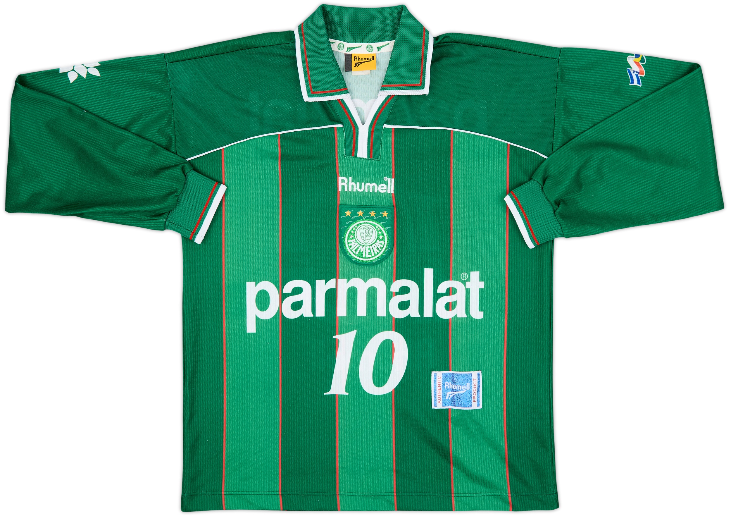 1999 Palmeiras Third L/S Shirt #10 - 9/10 - (S)