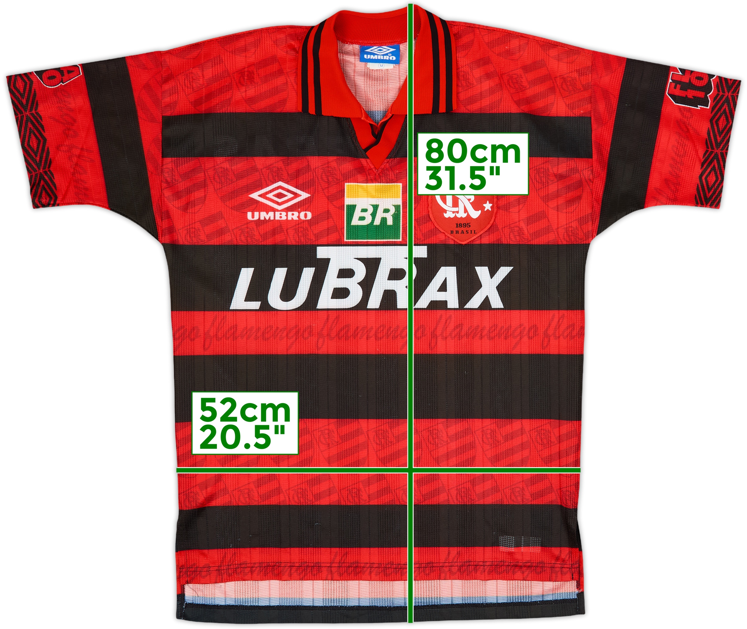 ウェア Flamengo Centenary Shirt 1995 Bebeto #7 Flamengo