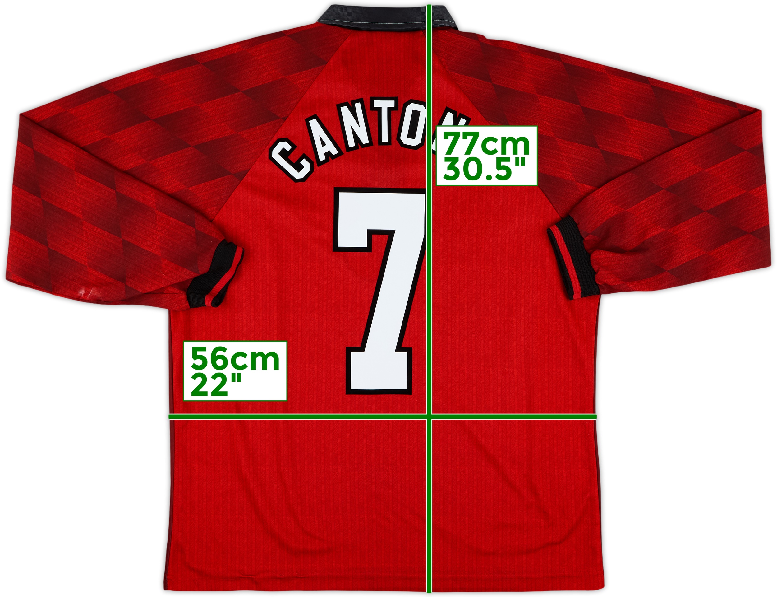 ウェア Manchester United 1996 L/S Home Uniform Manchester United 1996-97 Home Kit