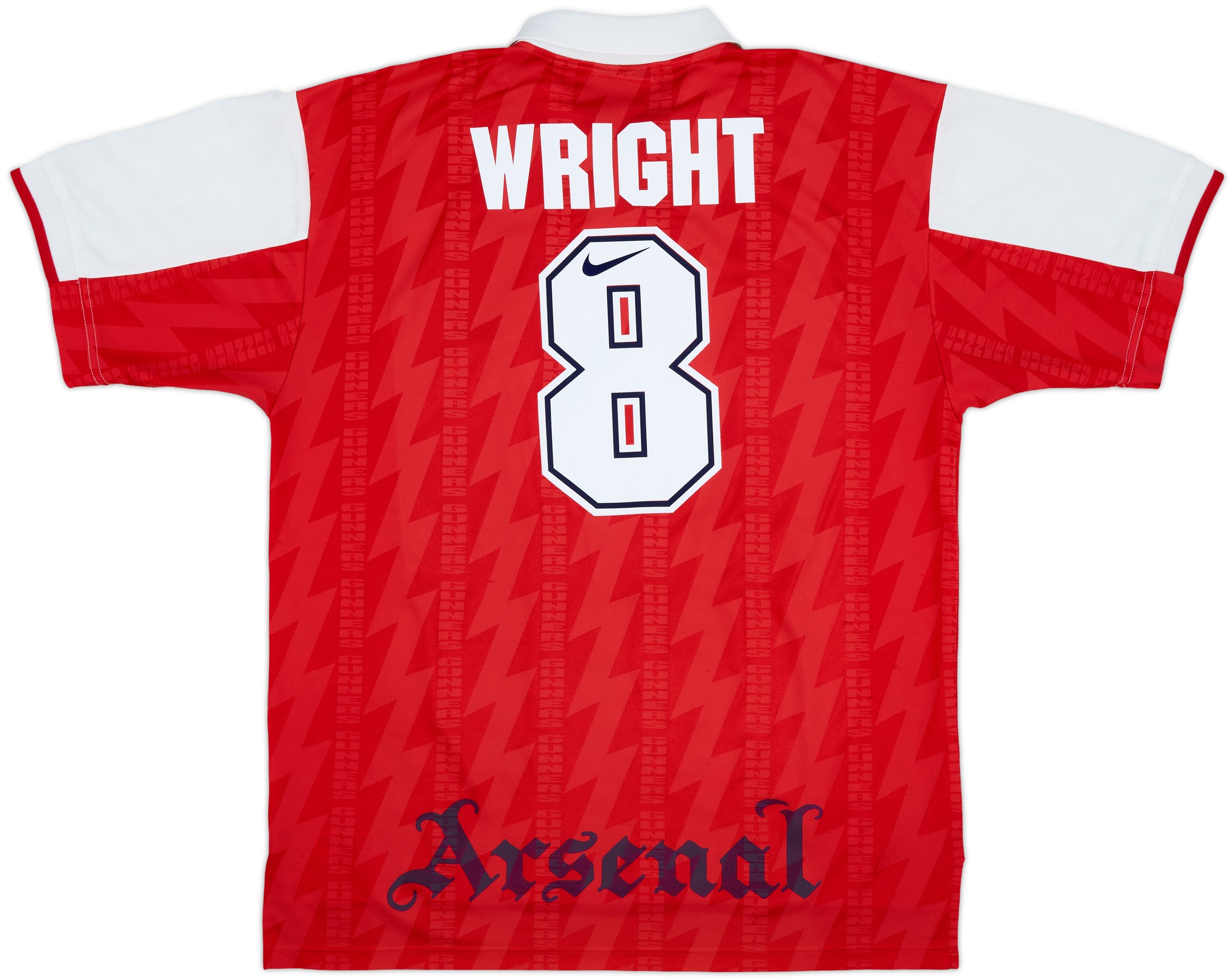 1994-96 Arsenal Home Shirt Wright #8 - 8/10 - (XXL)