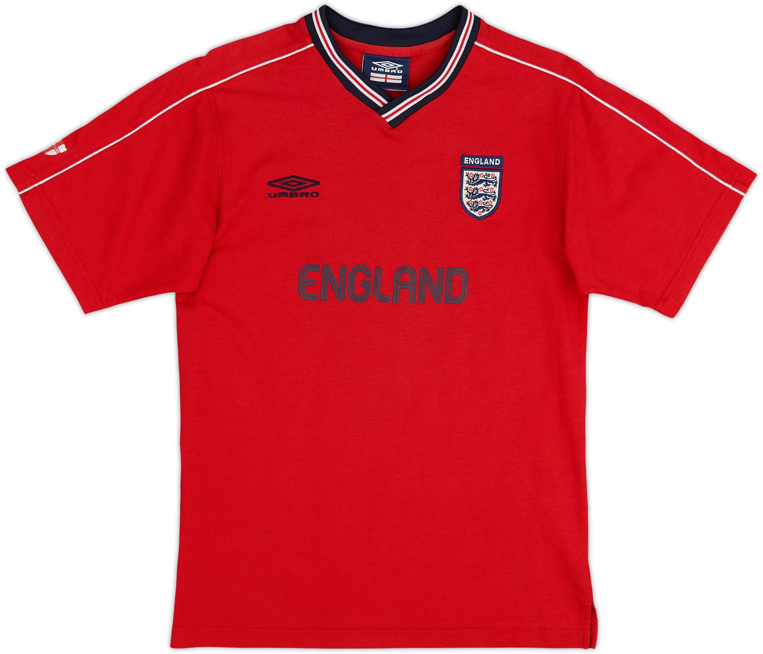 2002-04 England Umbro Training Shirt #10 - 8/10 - (S)