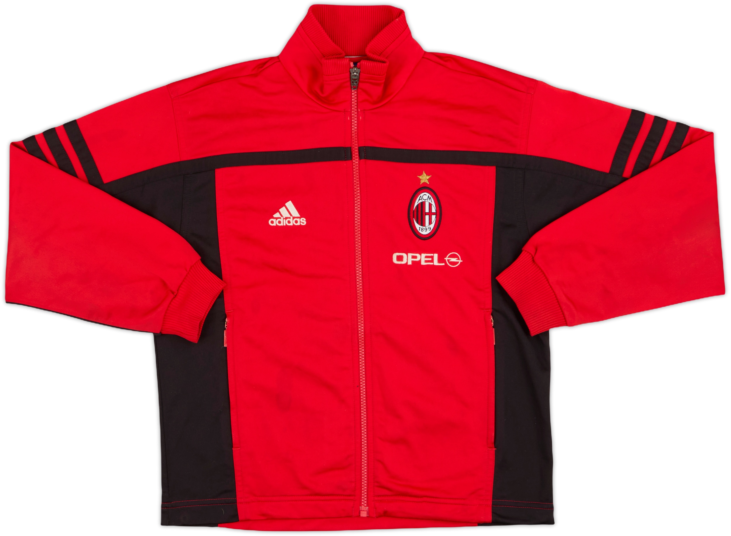 2000-01 AC Milan adidas Track Jacket - 7/10 - (M.Boys)