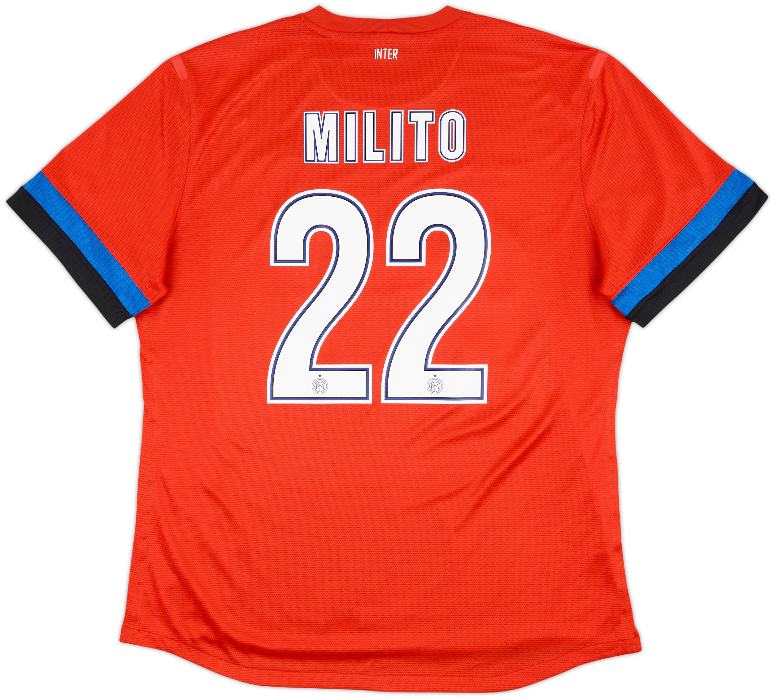インテル MILITO 22 シャツ Mサイズ インテル MILITO 22 シャツ Mサイズ 2013-14 Inter Milan Home