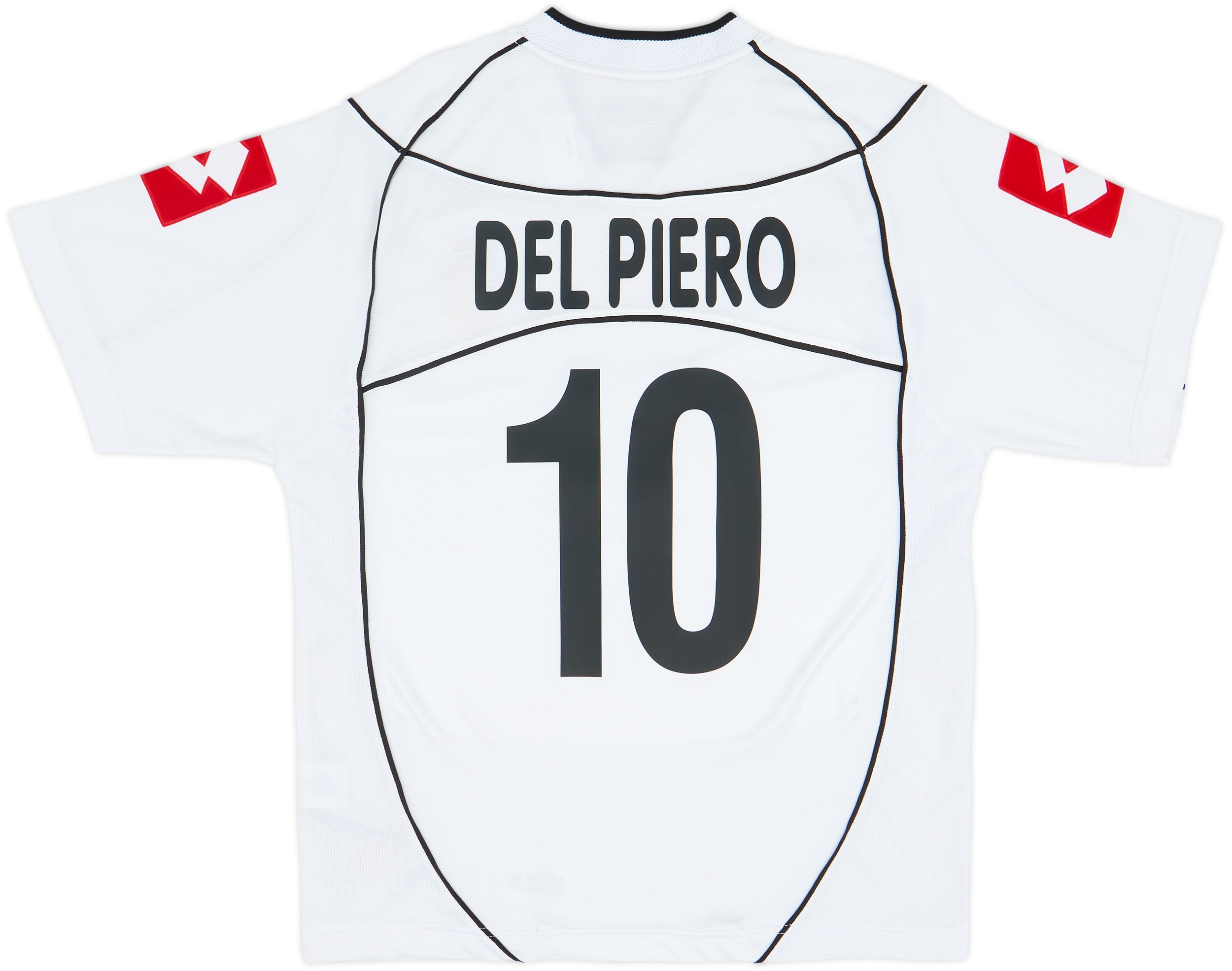 2002-03 Juventus European Away Shirt Del Piero #10 - 8/10 - (M)