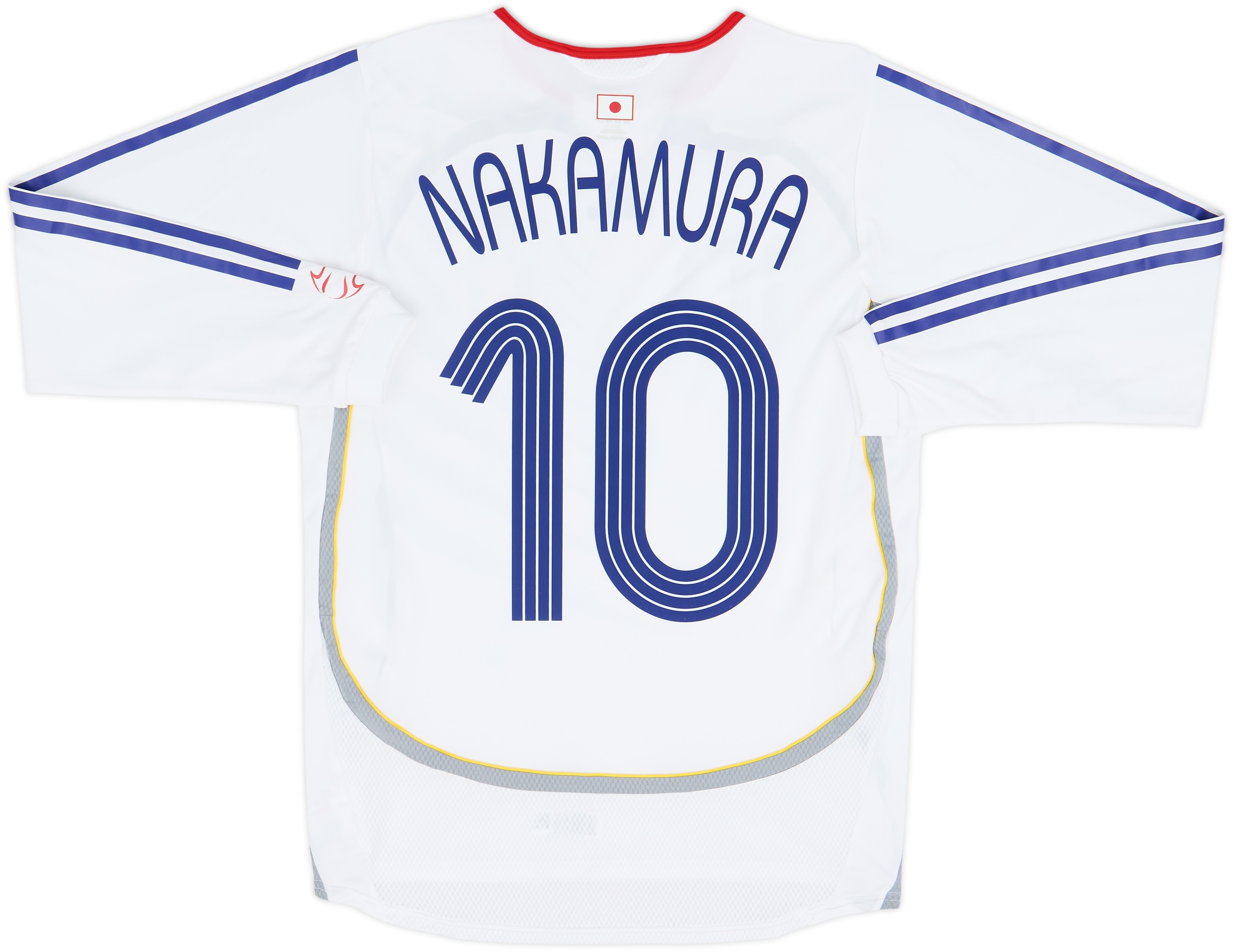 2006-08 Japan Away L/S Shirt Nakamura #10 - 8/10 - (M)