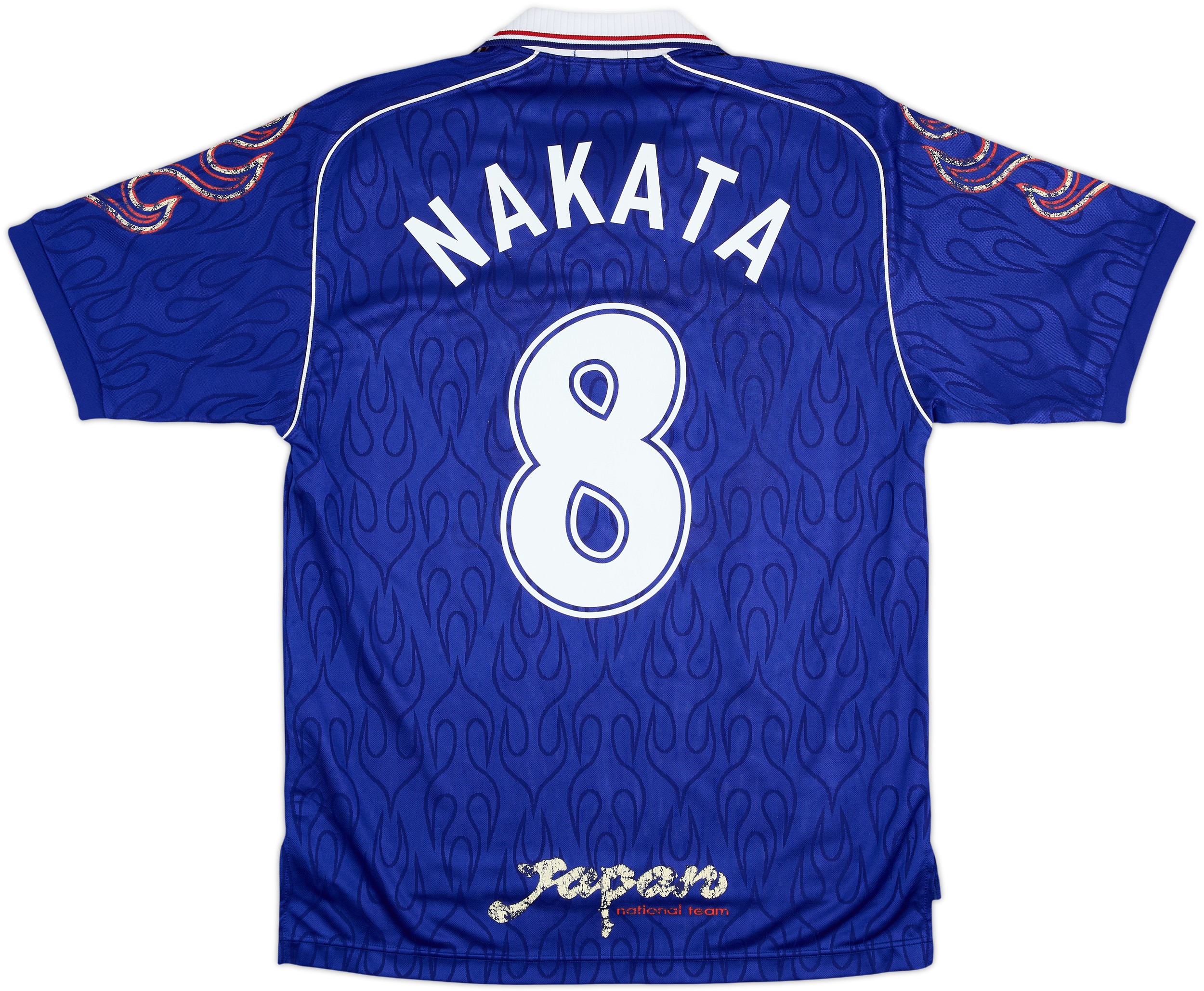 1998 Japan Home Shirt Nakata #8 - 6/10 - (L)
