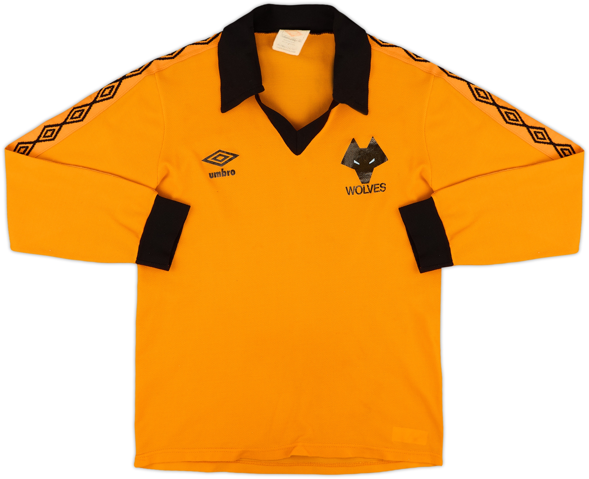 Maillot Vintage Wolverhampton Wanderers Umbro – Années 80, Domicile, N°10, Taille M