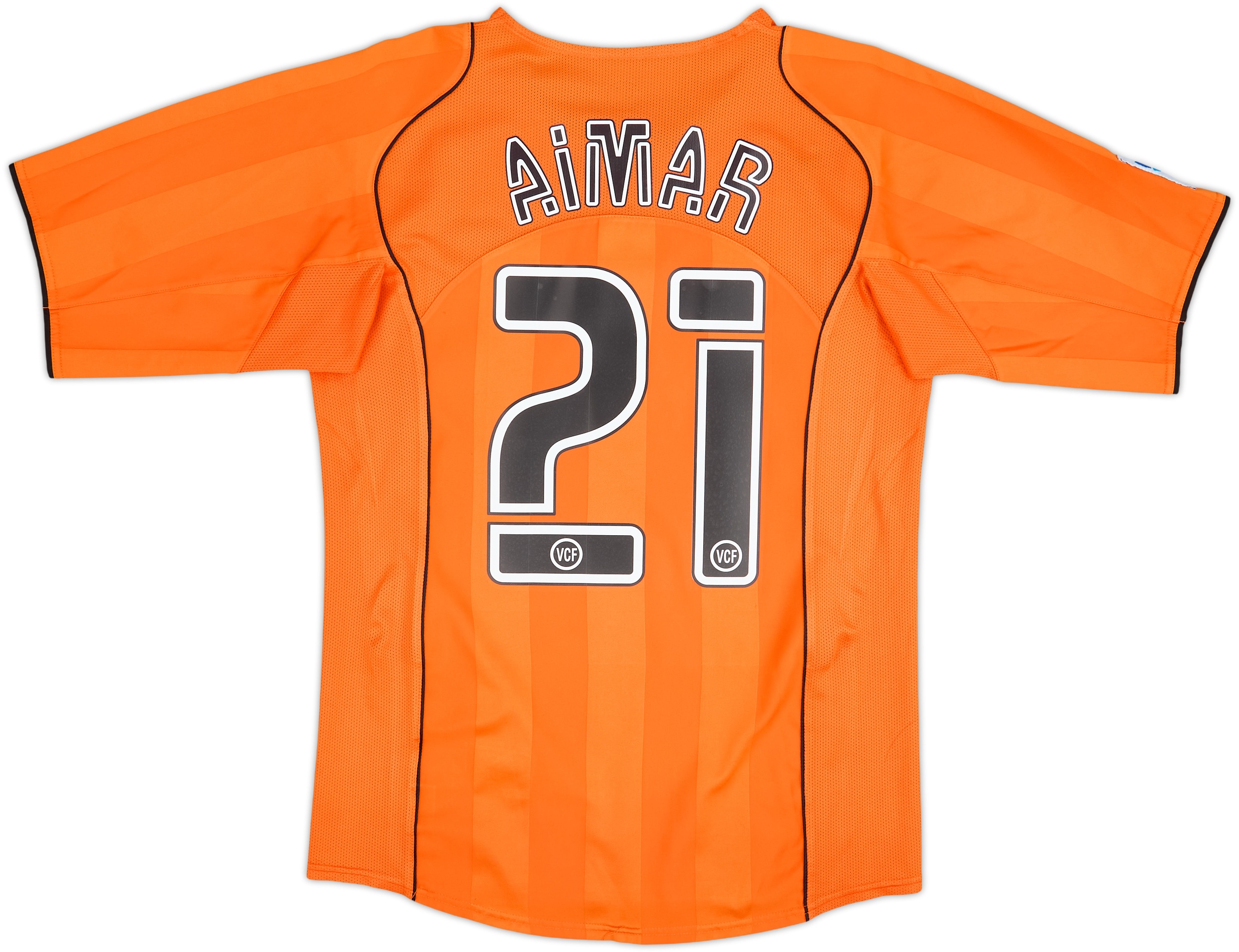 SLベンフィカ AIMAR 10 シャツ 2004-05 Valencia Away Shirt Aimar #21 - 8/10 - (S)