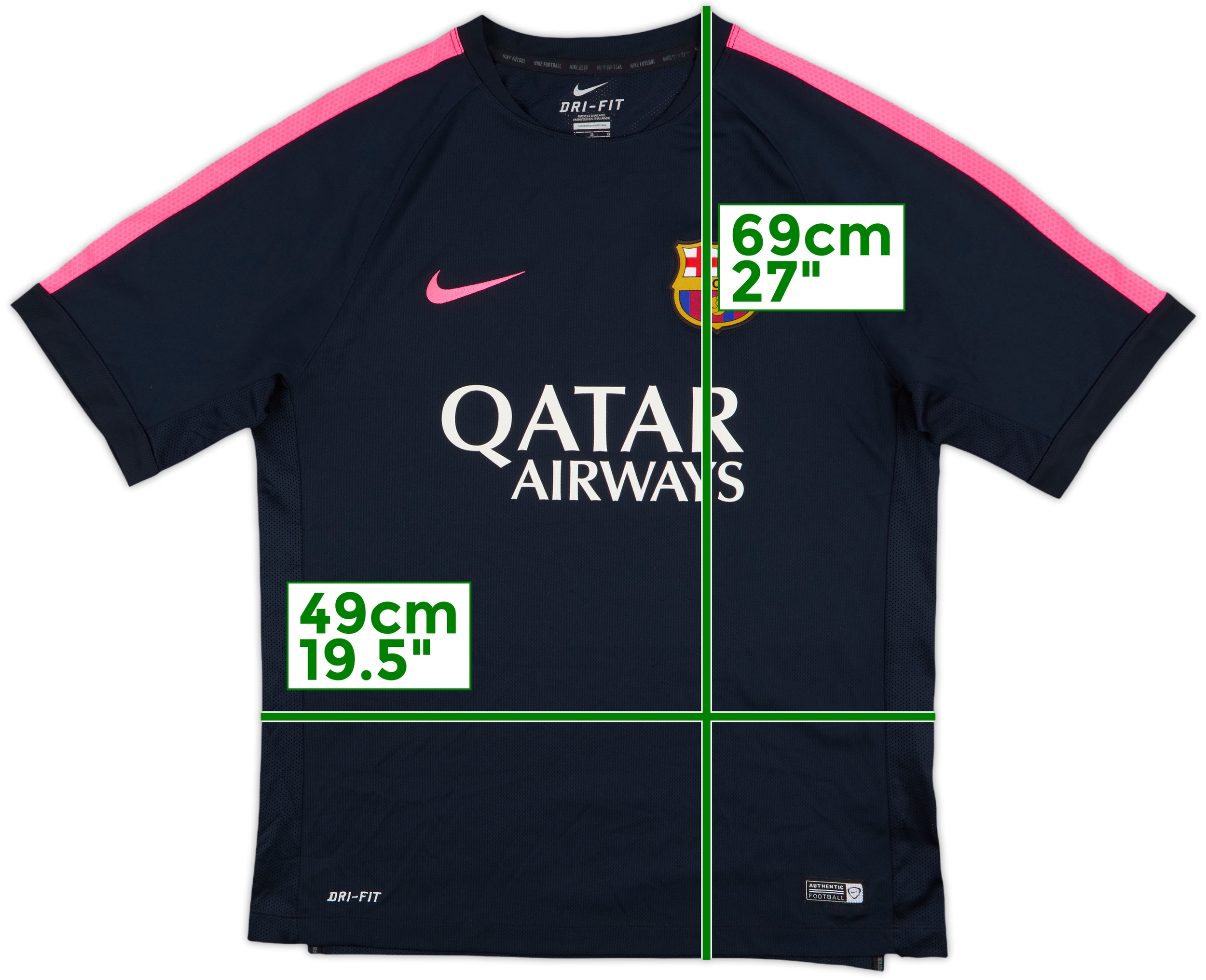 2014-15 Barcelona Nike Training Shirt - 8/10 - (L)