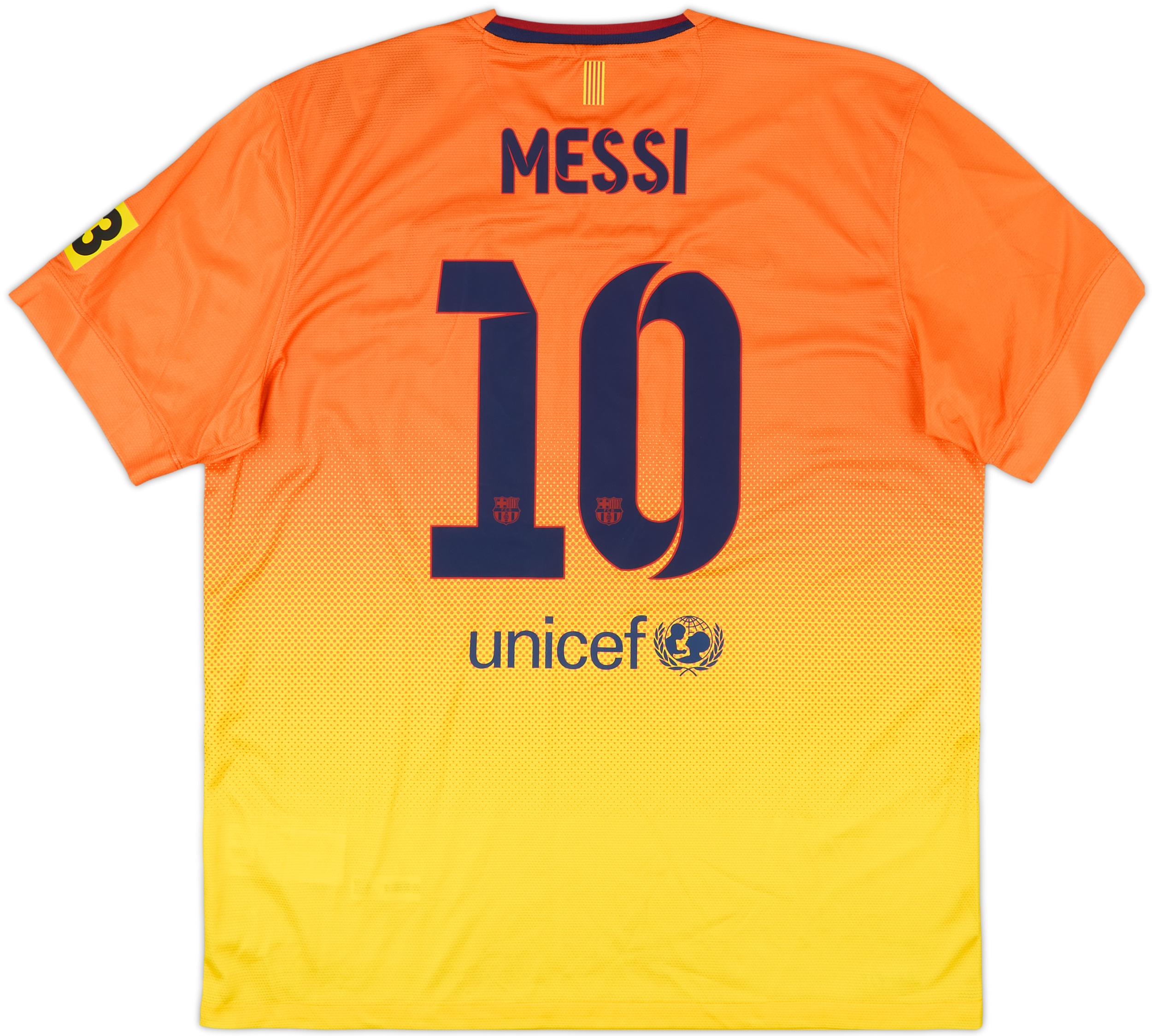 2012-13 Barcelona Away Shirt Messi #10 (XL)