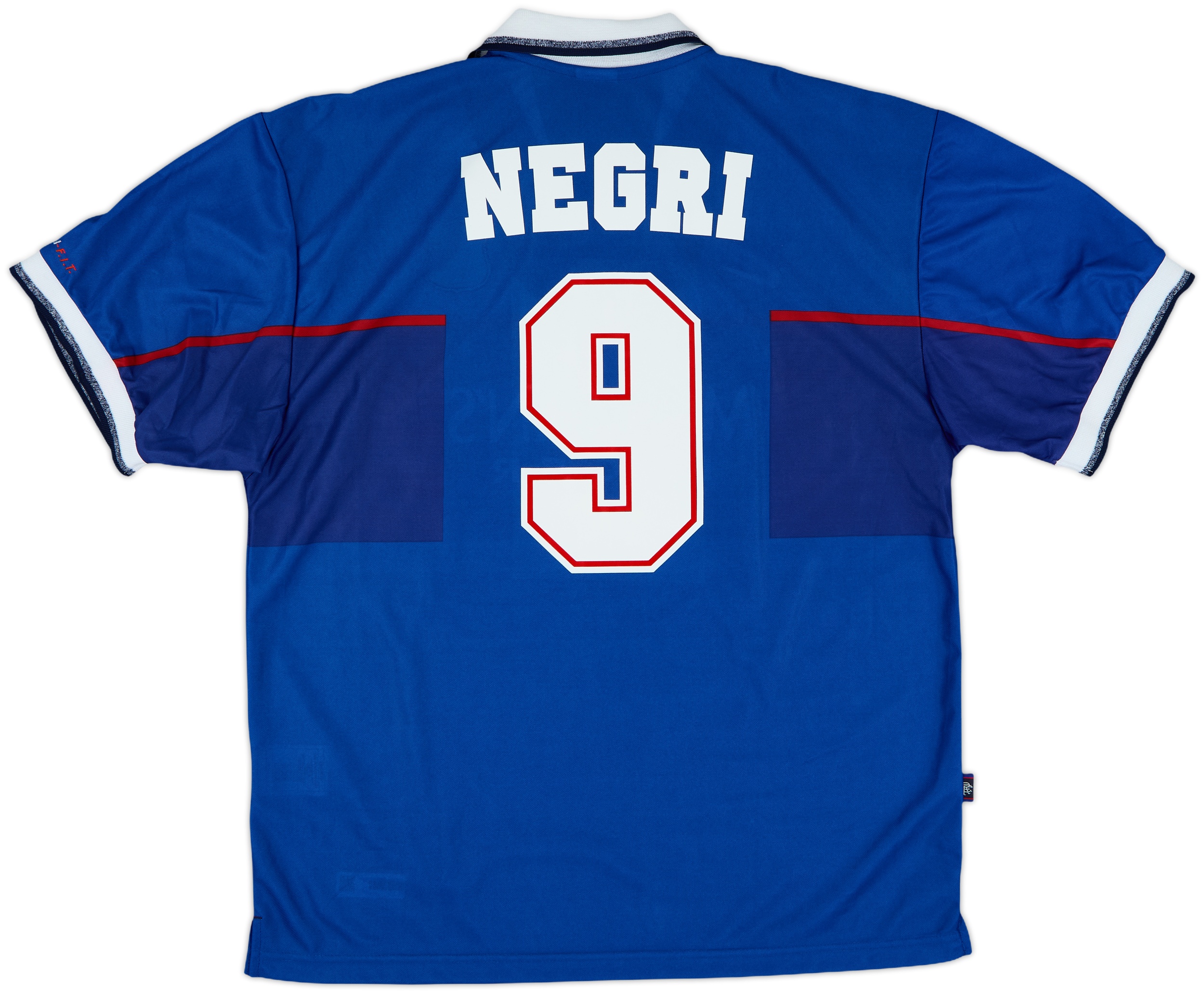 1997-99 Rangers Home Shirt Negri #9 (L)
