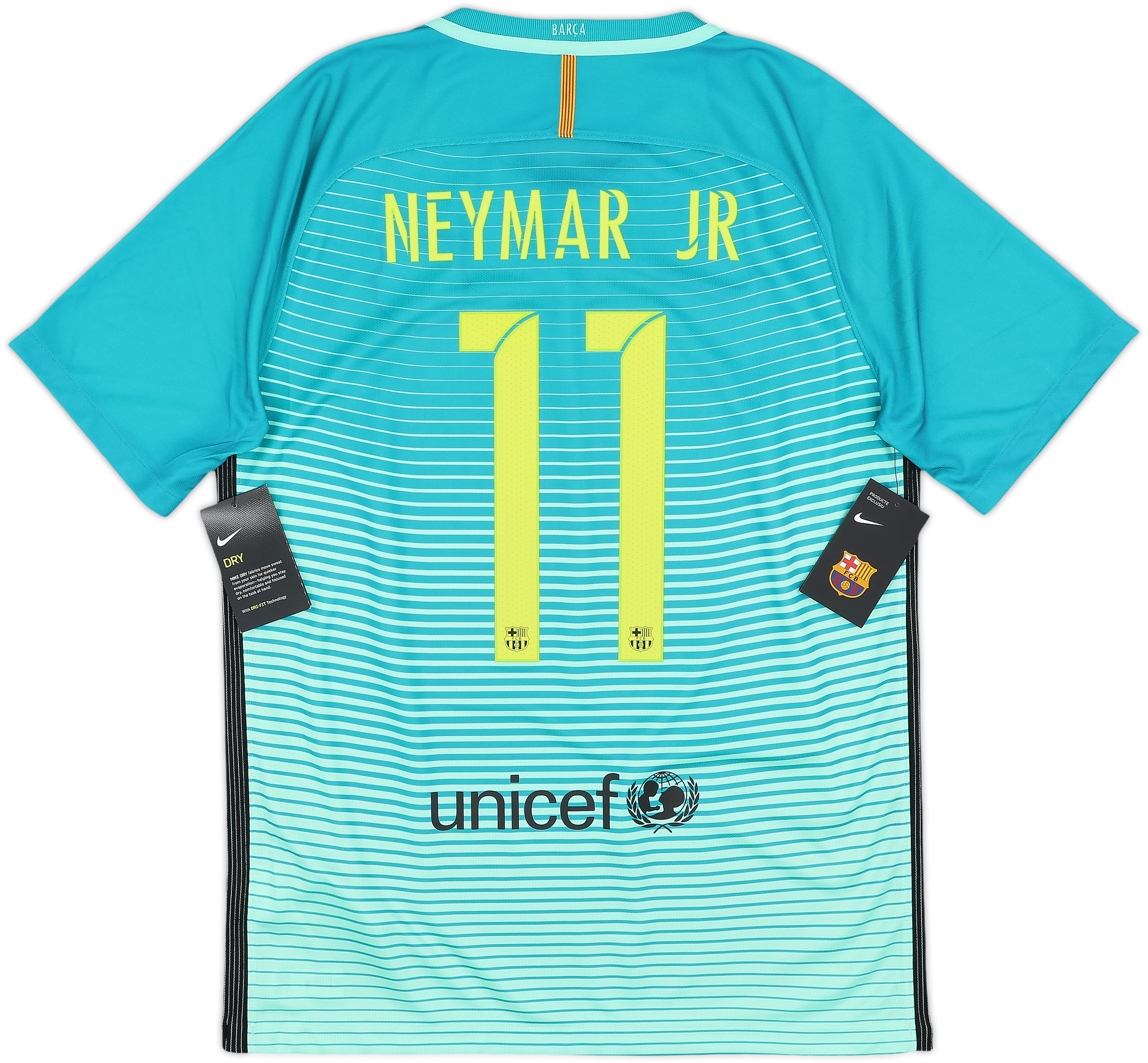 FCバルセロナ NEYMAR JR 11番 シャツ　ホーム　16-17 2016-17 Barcelona Away Shirt Neymar Jr #11 (XS.Kids)