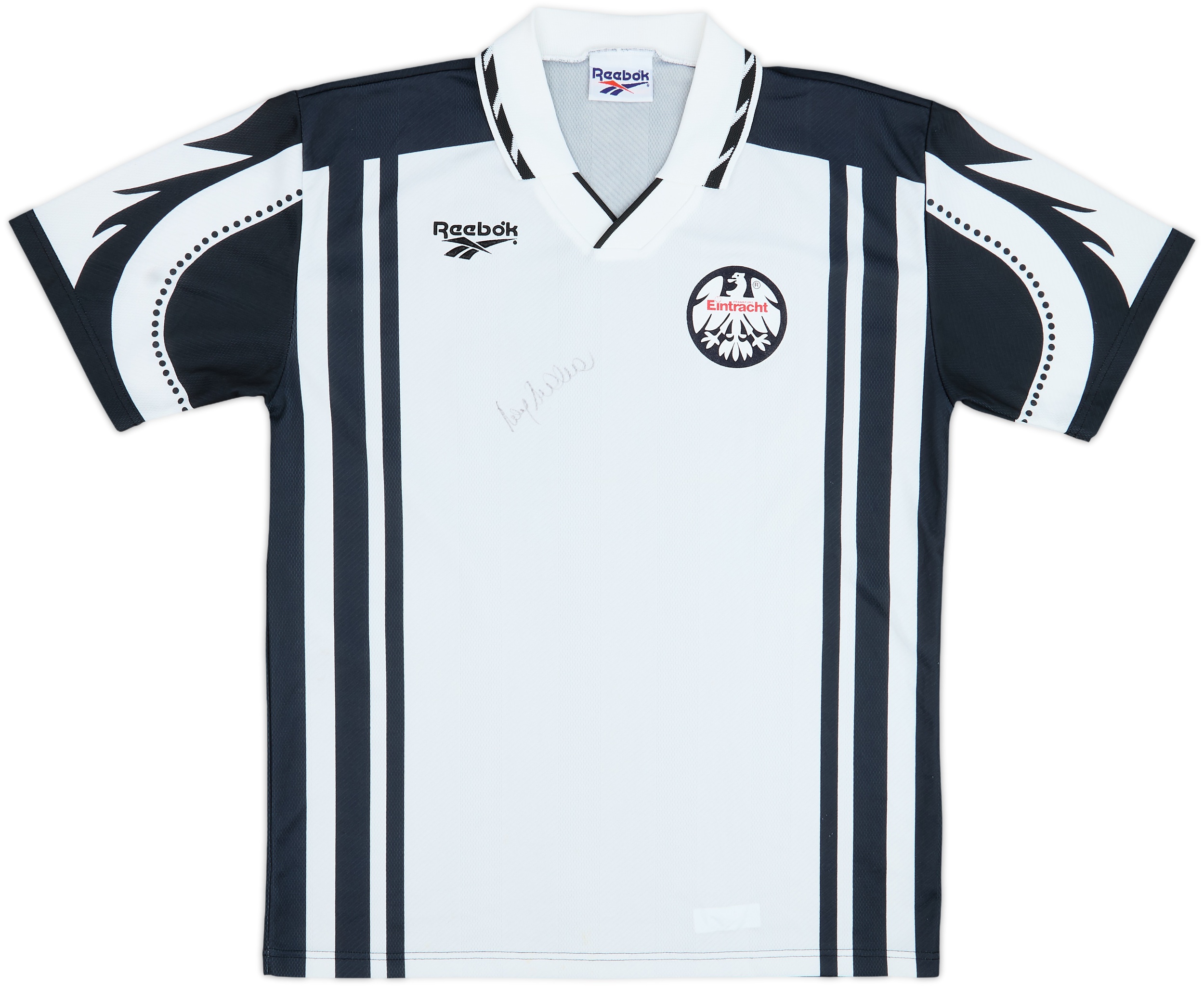1990s Reebok Signed Template Shirt (Eintracht Frankfurt) - 8/10 - (M)