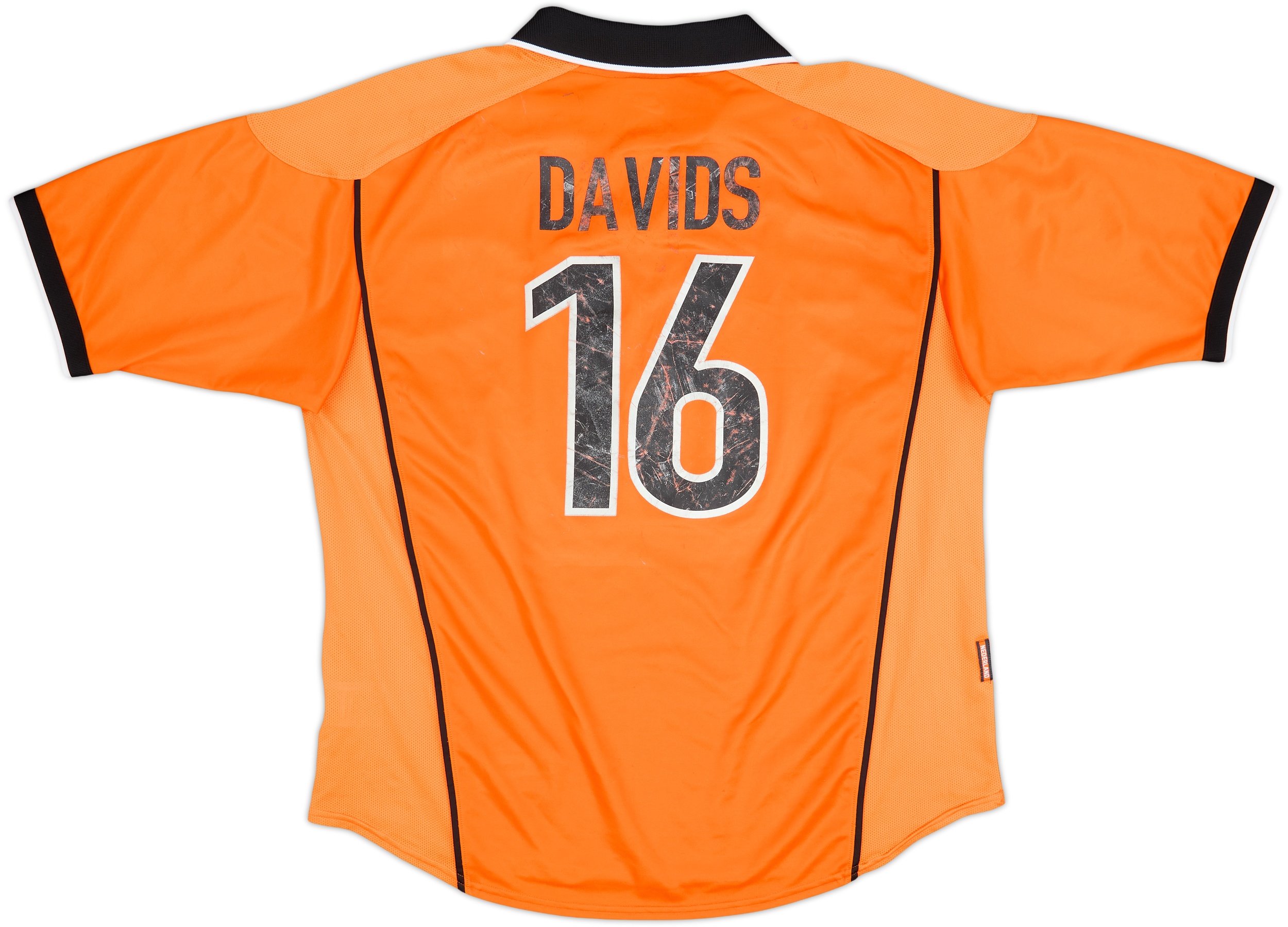1998-00 Netherlands Home Shirt Davids #16 - 5/10 - (XL)