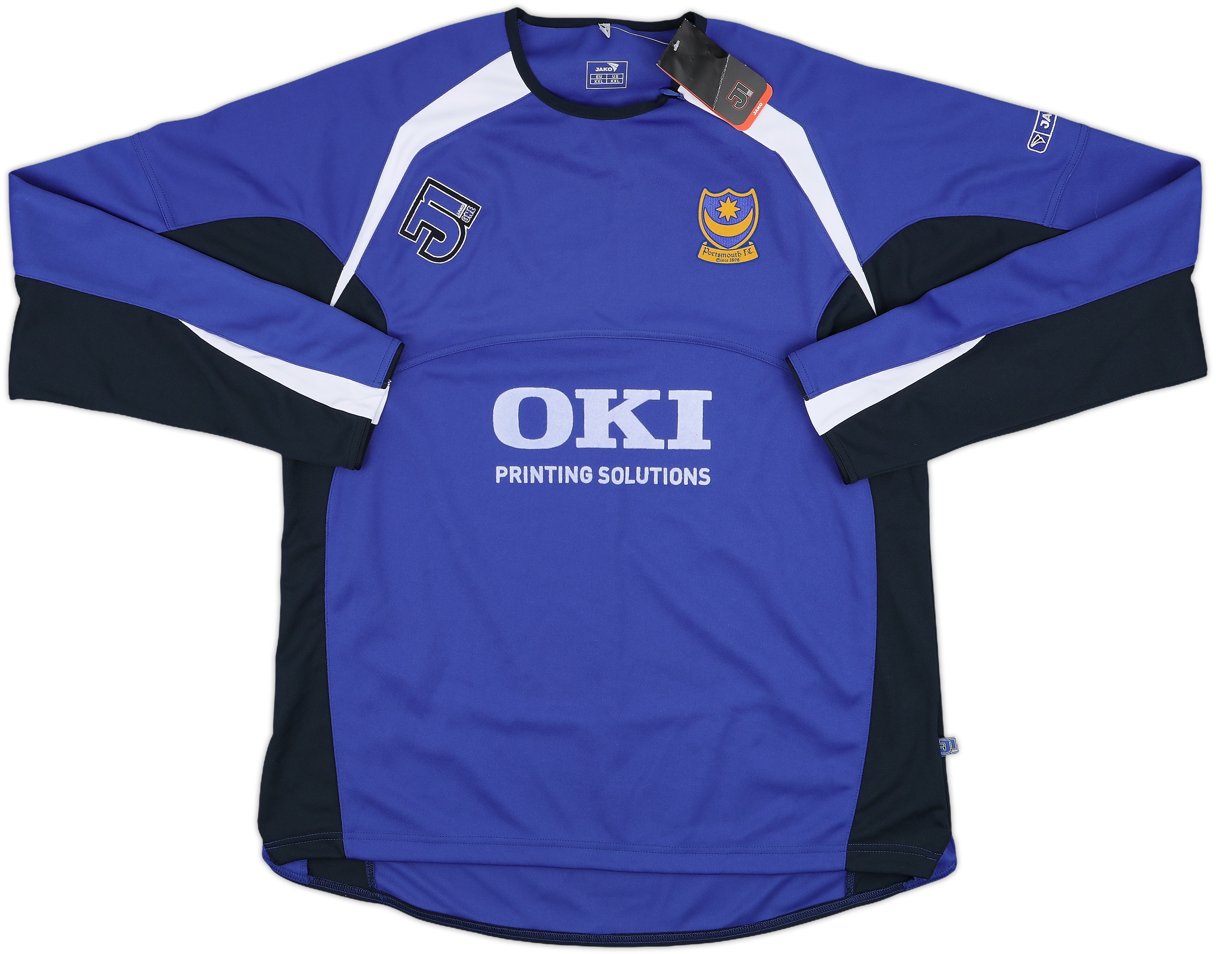 Maillot De Football Portsmouth 2005/2006 Extérieur - Marque Jako - Taille L - Occasion (quelques Accrocs)