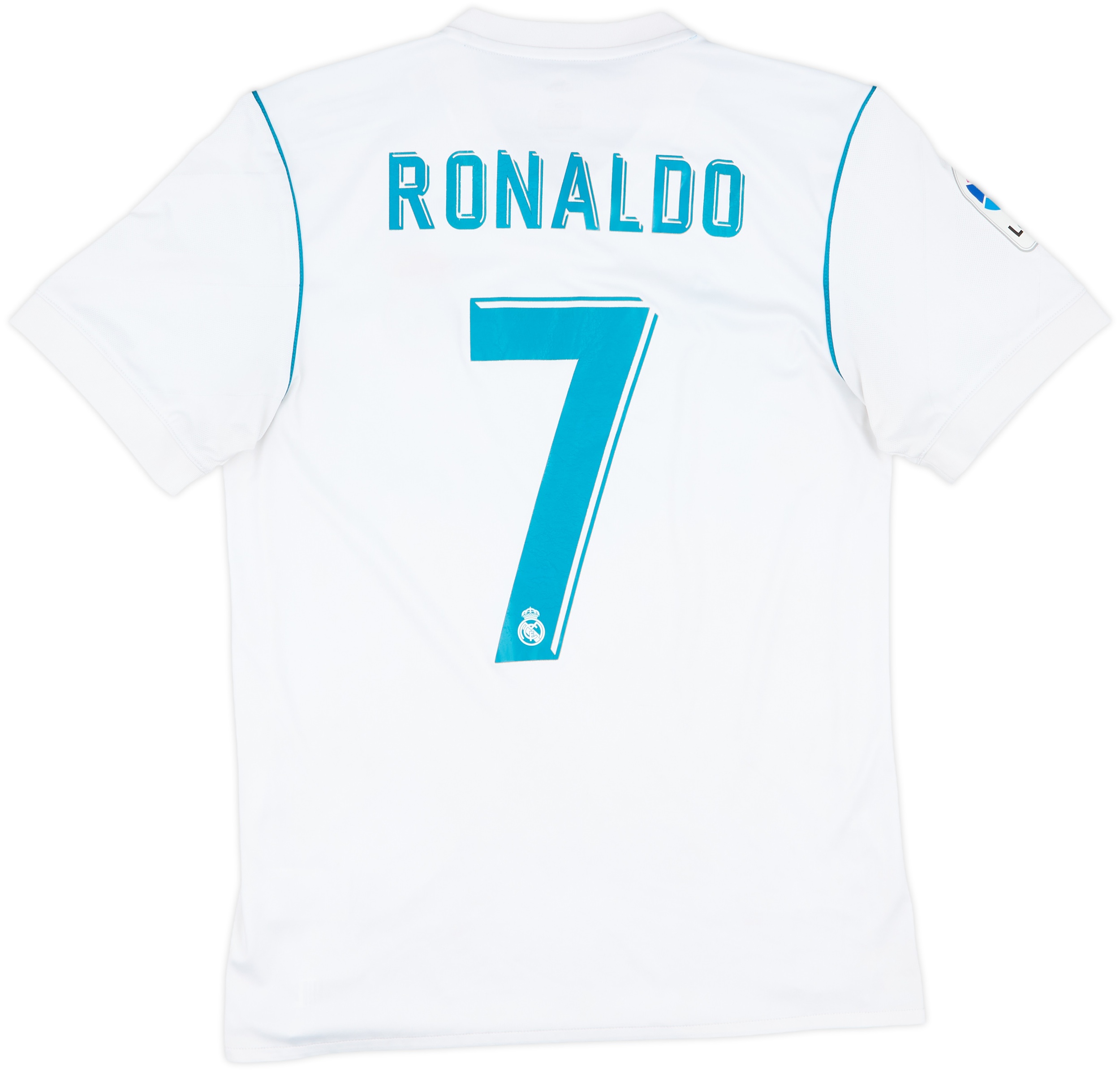 Real Madrid Ronaldo 7 シャツ L 2017-18 Real Madrid Home Shirt Ronaldo #7 - 7/10 - (S)