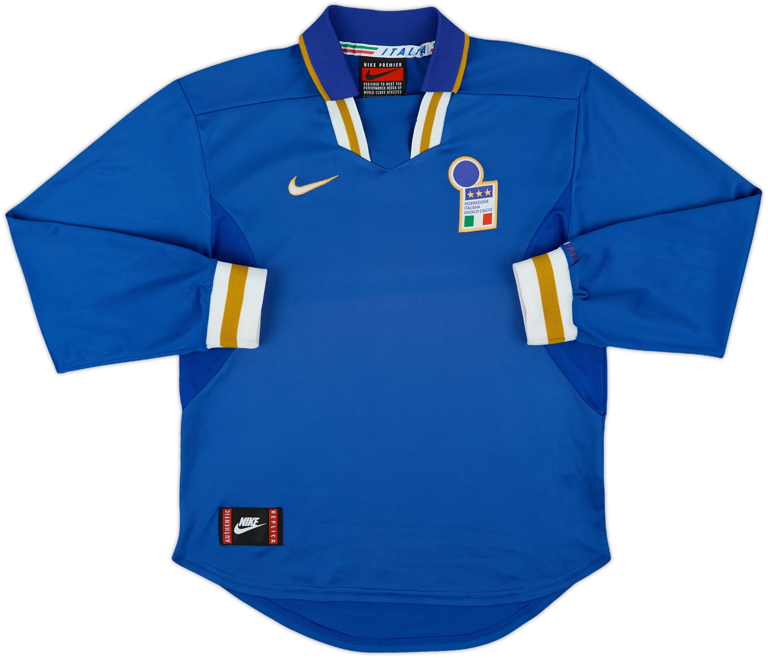1996-97 Italy Home L/S Shirt - 9/10 - (S)
