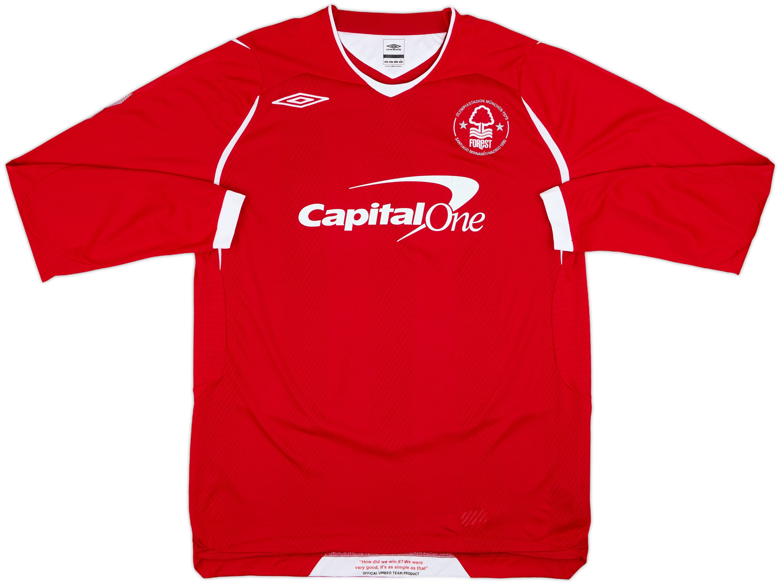 2008-09 Nottingham Forest Home L/S Shirt - 6/10 - (L)