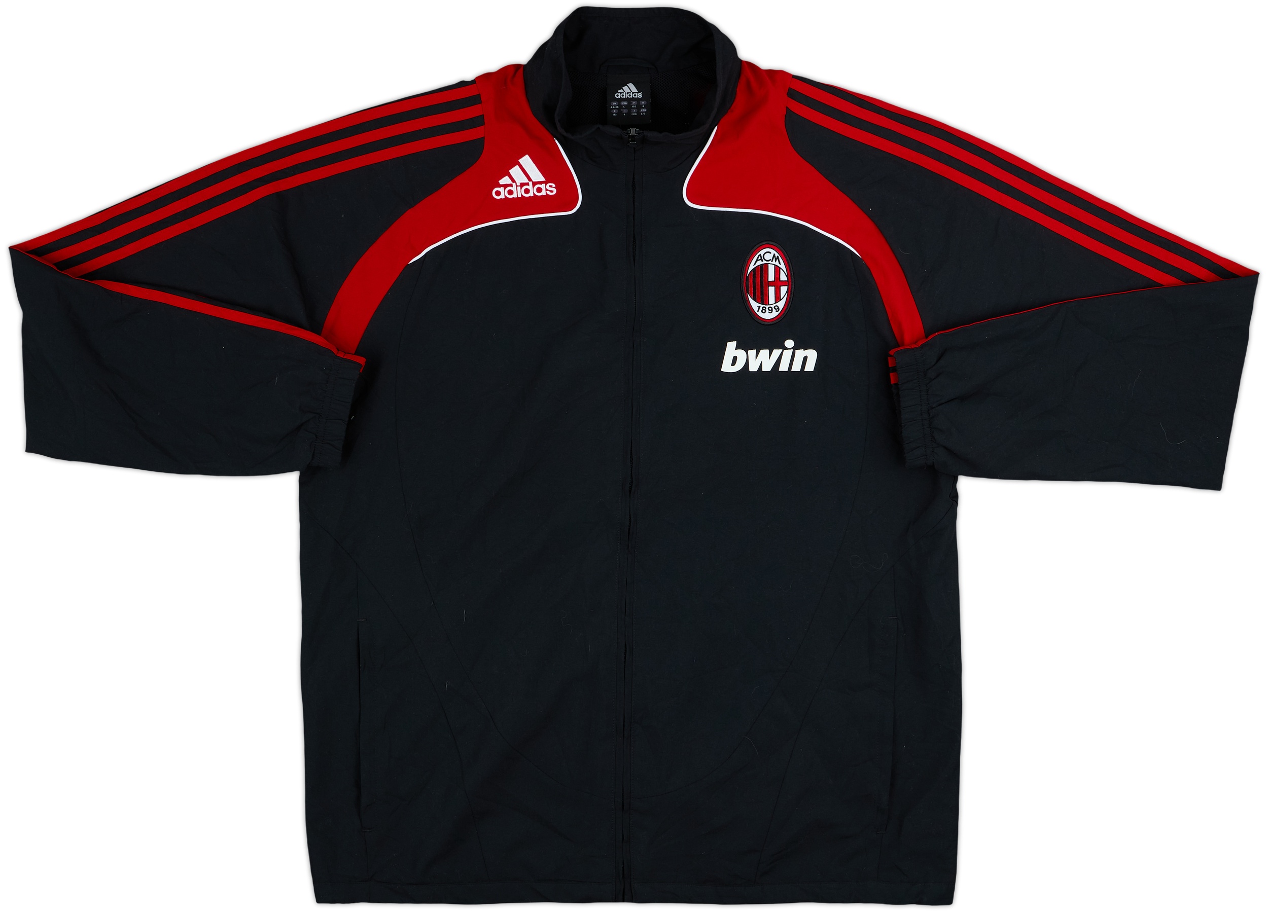 2008-09 AC Milan adidas Track Jacket - 8/10 - (L/XL)