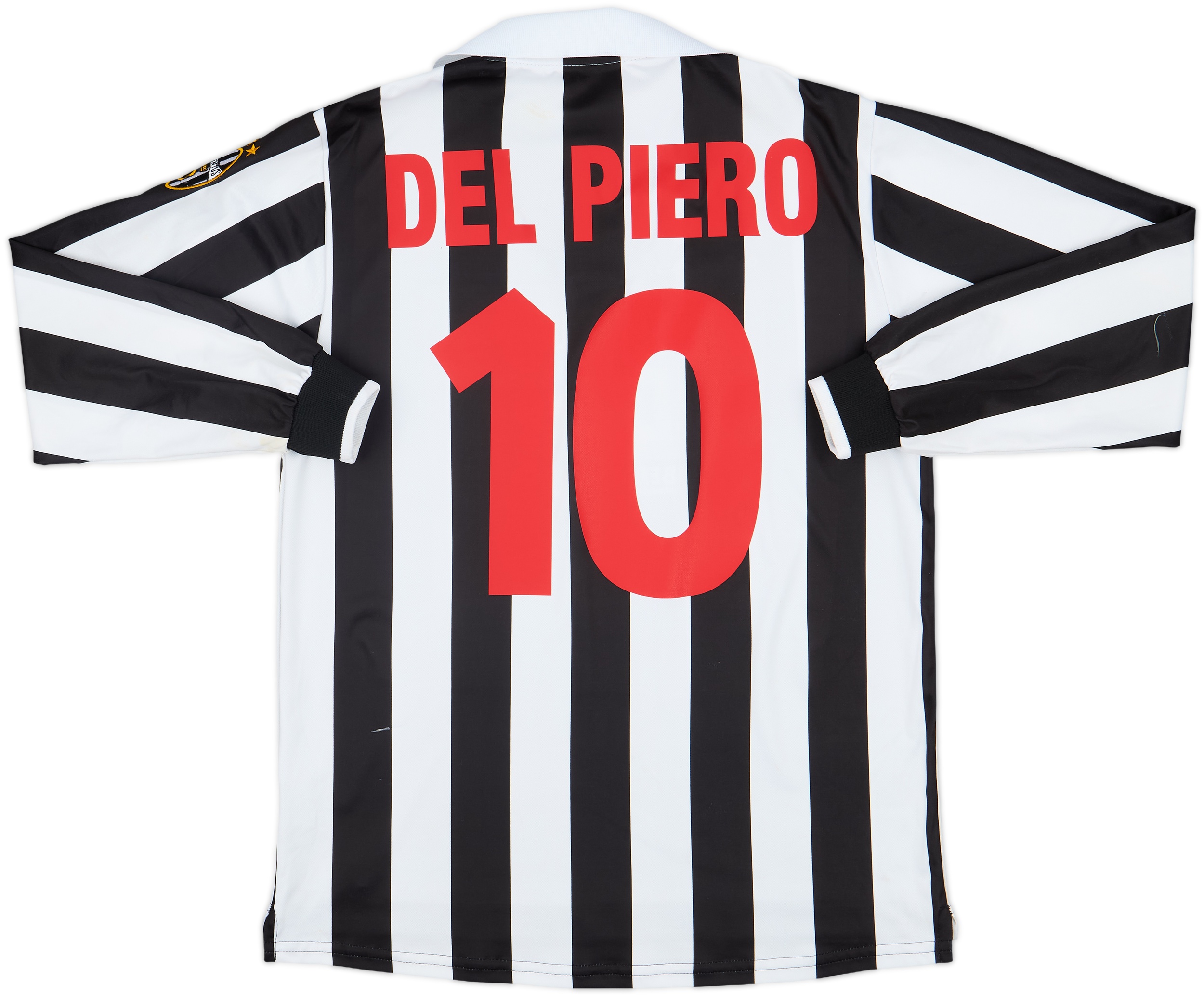 1998-99 Juventus Home L/S Shirt Del Piero #10 - 8/10 - (M)
