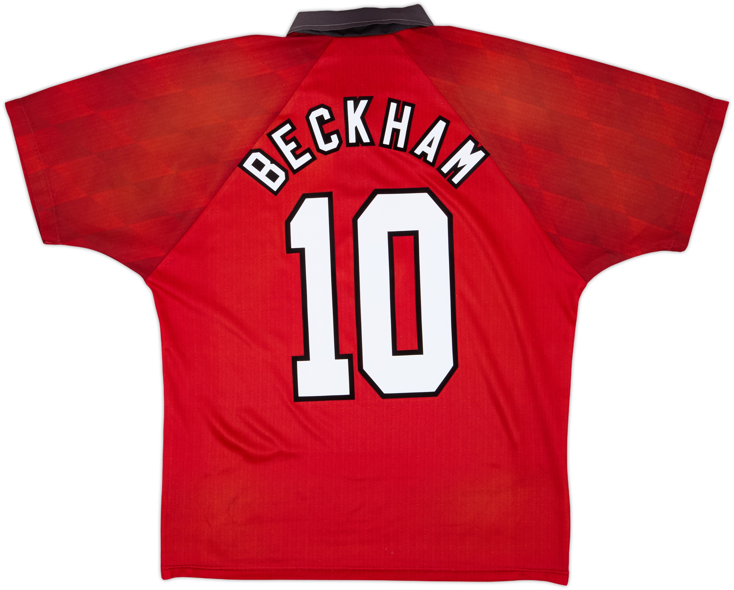 マンチェスター・ユナイテッド シャツ 96 BECKHAM 10 1996-98 Manchester United Home Shirt Beckham #10 - 5/10 - (M)