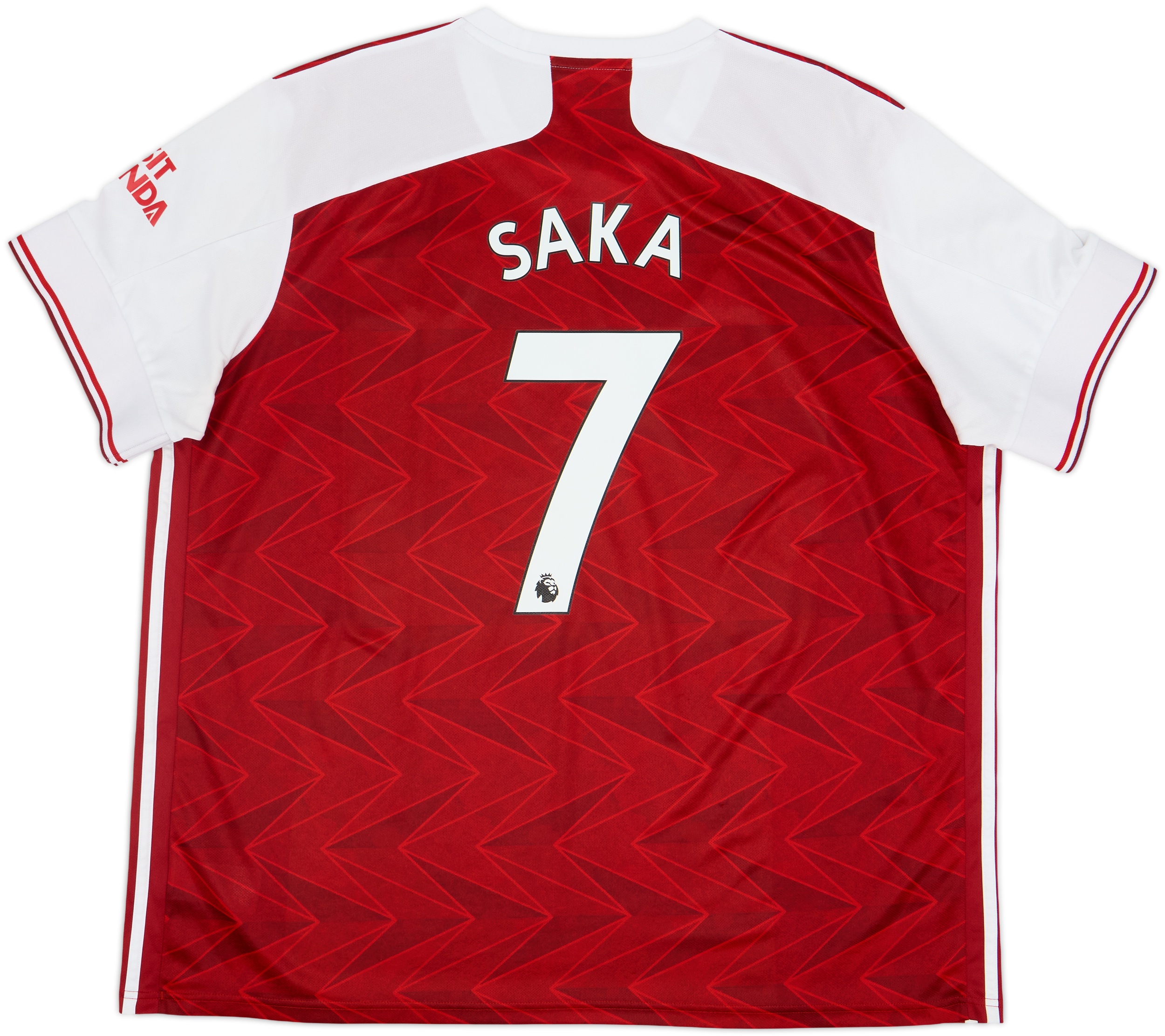 2020-21 Arsenal Home Shirt Saka #7 - 8/10 - (3XL)