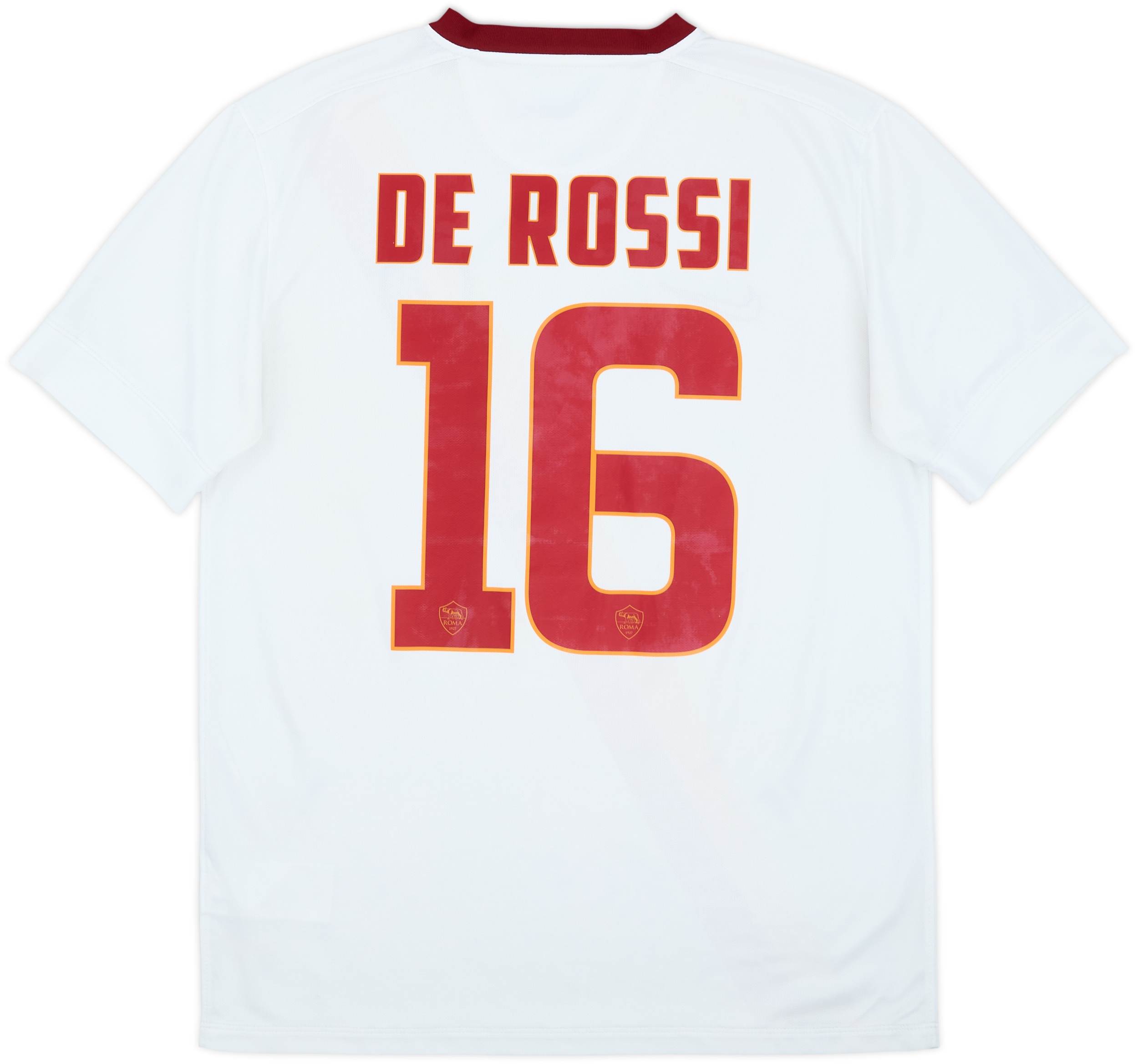 2014-15 Roma Away Shirt De Rossi #16 - 7/10 - (M)