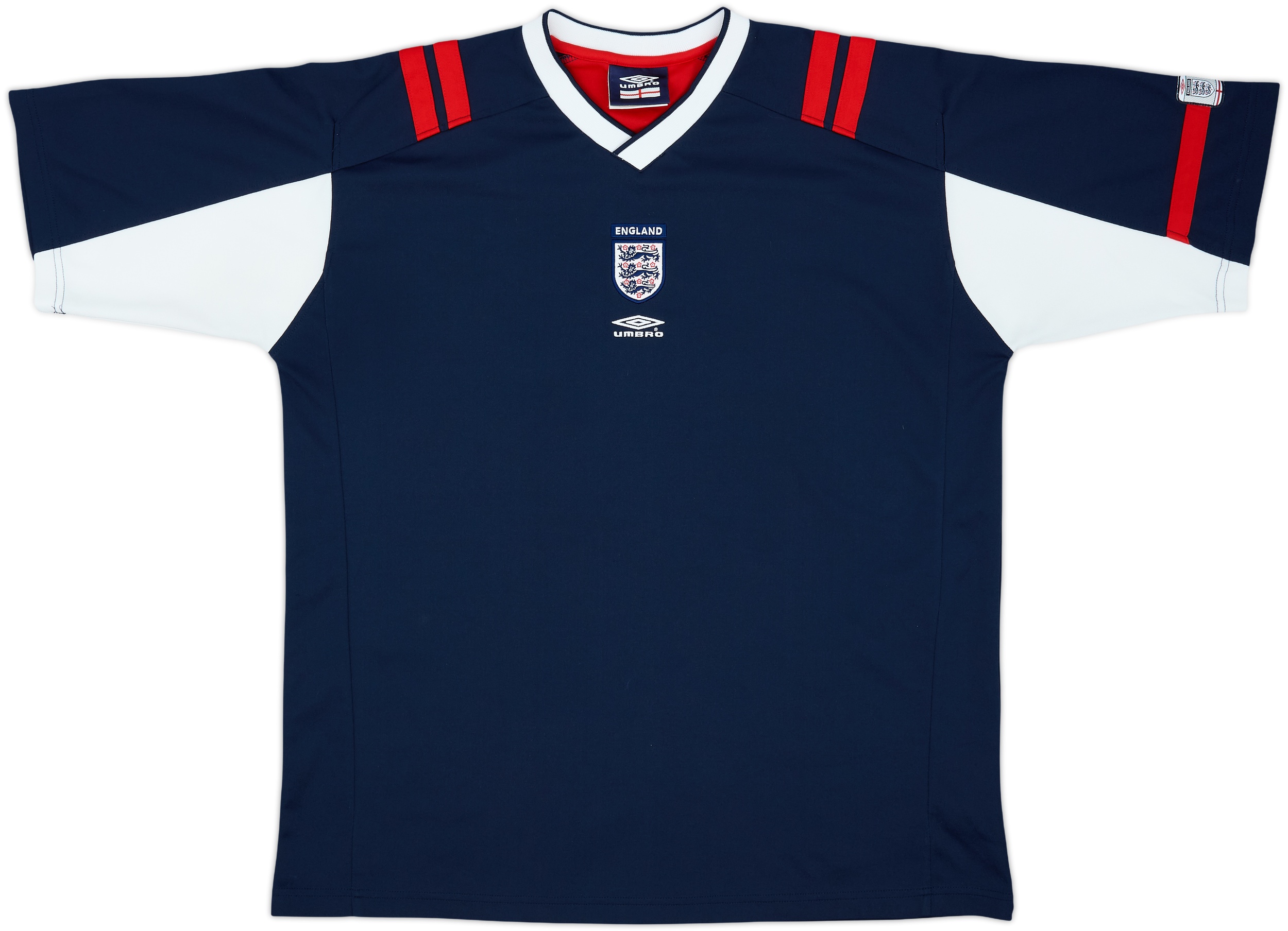 2000-02 England Umbro Training Shirt - 9/10 - (XXL)