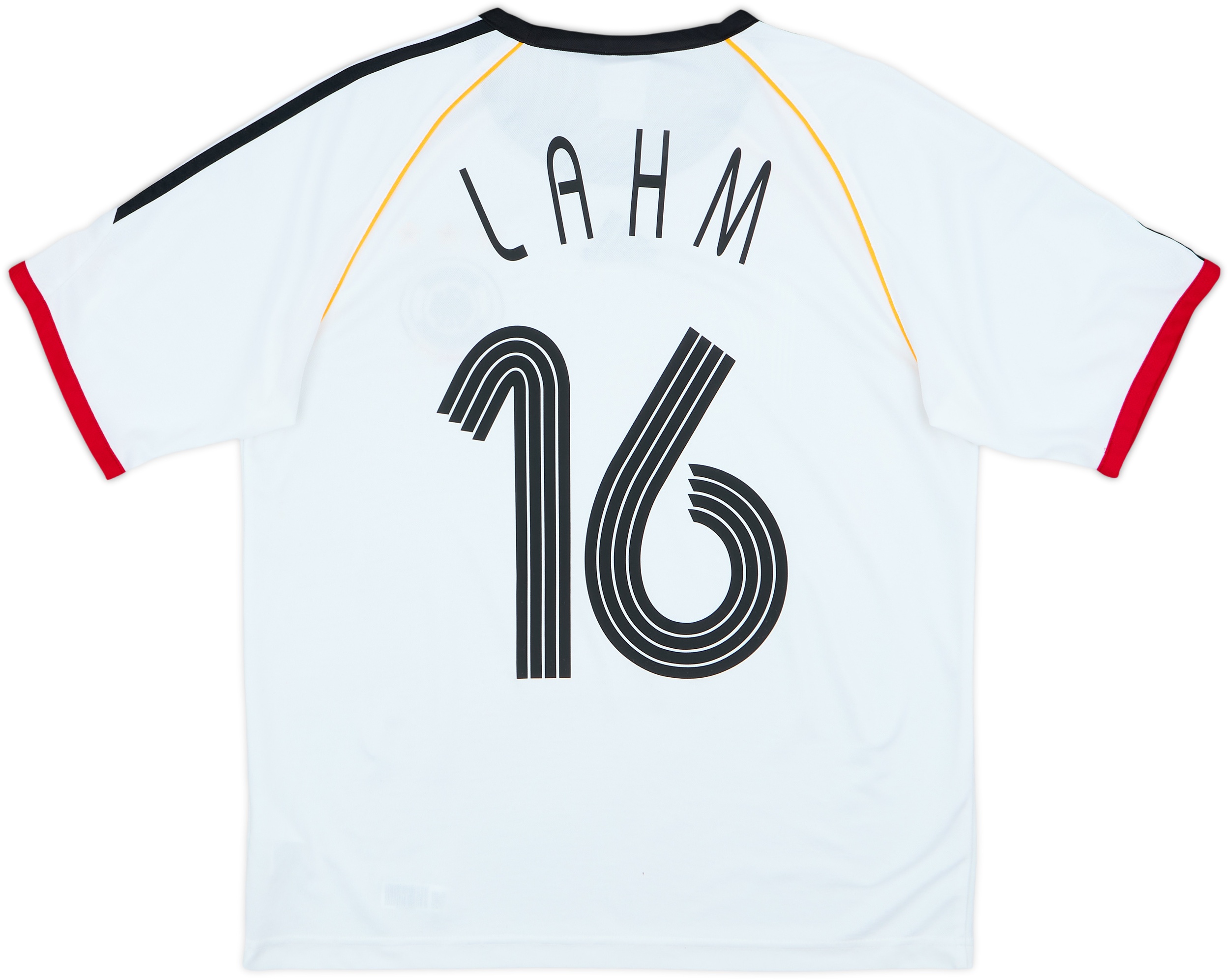 2006年ドイツ代表シャツ LAHM 16 2005-07 Germany Basic Home Shirt Lahm #16
