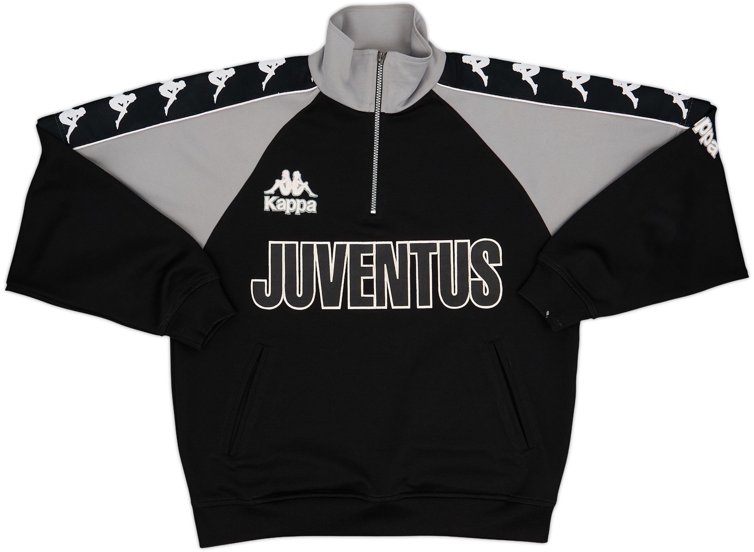 1995-97 Juventus Kappa 1/4 Zip Drill Top - 8/10 - (S)