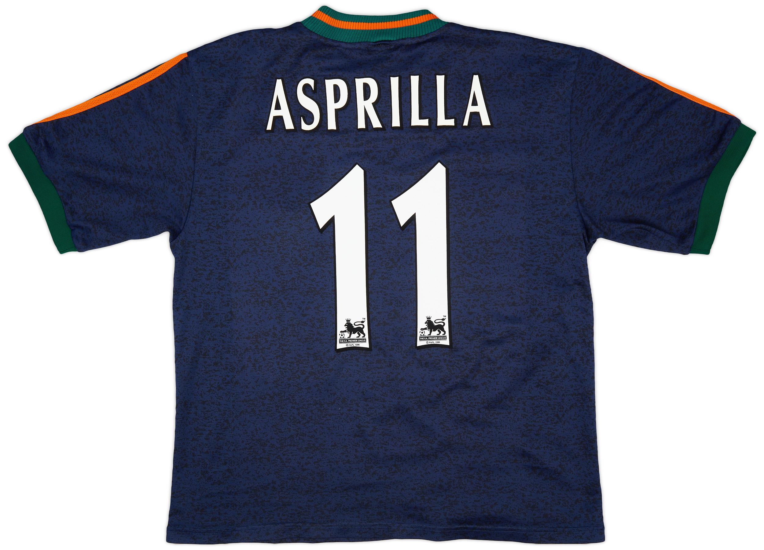 1997-98 Newcastle Away Shirt Asprilla #11 - 8/10 - (L)