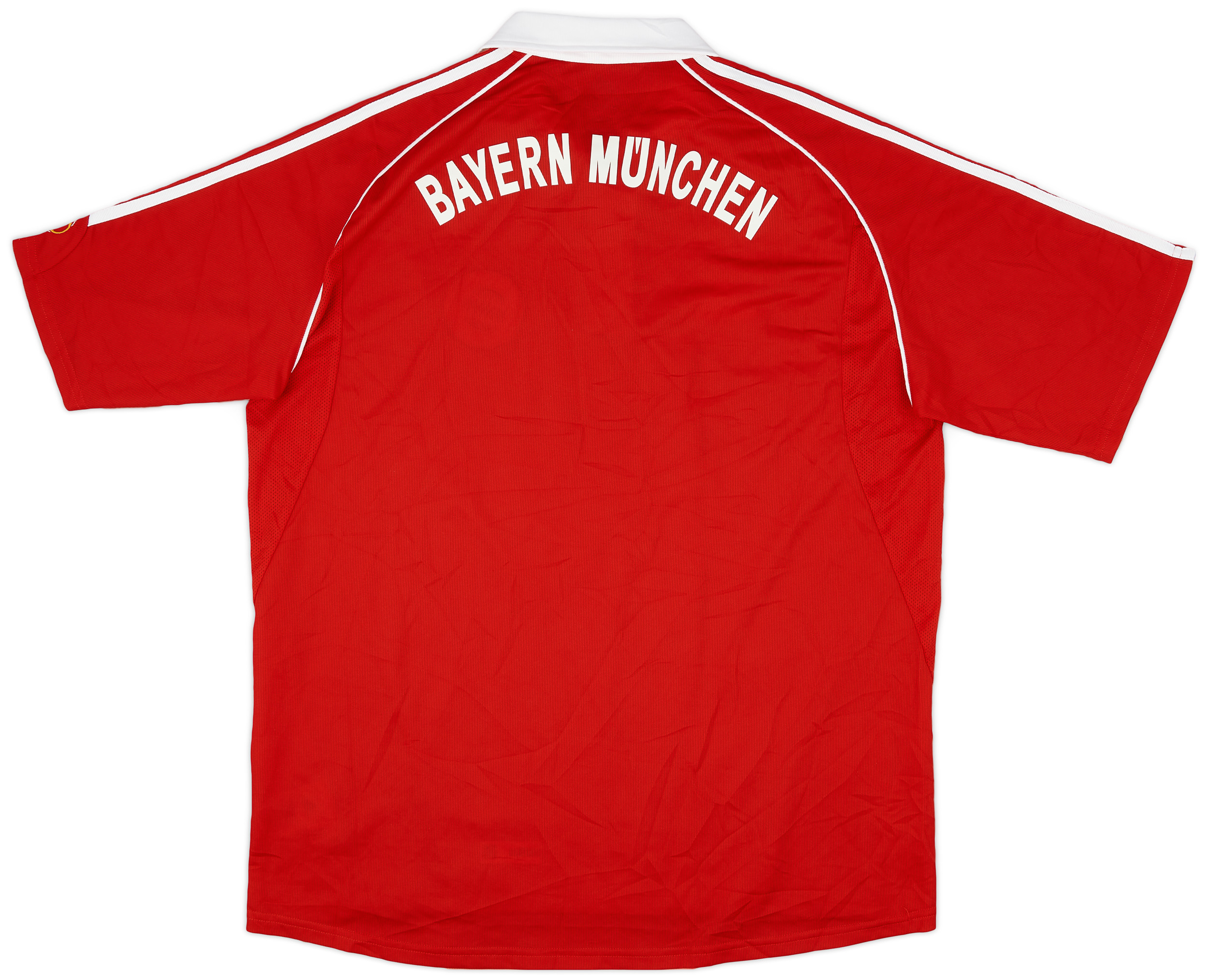Bayern Munich 2005-2006 ホワイトシャツ 2006-07 Bayern Munich Home L/S Shirt - 8/10 - (M)