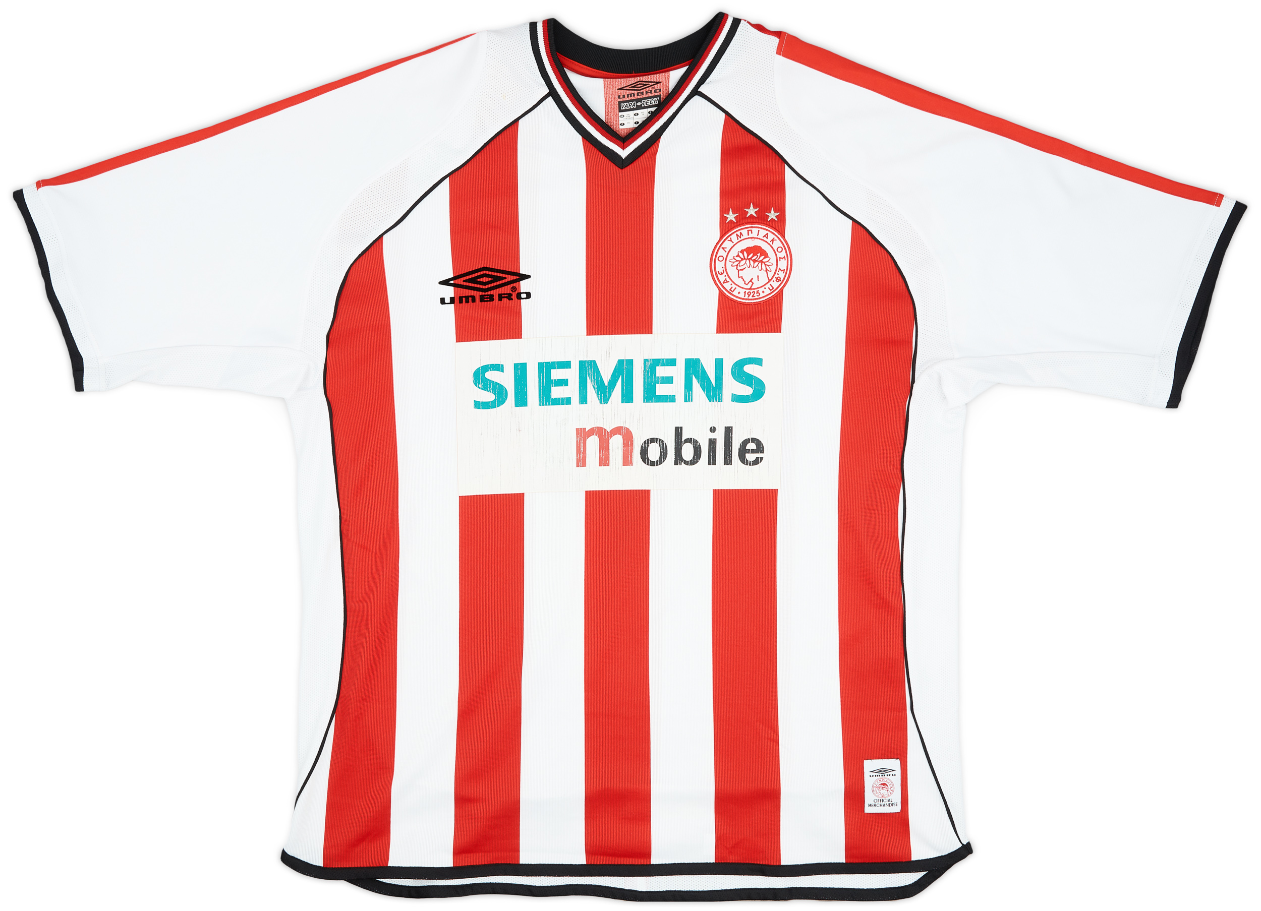 2001-02 Olympiakos Home Shirt - 6/10 - (XXL)