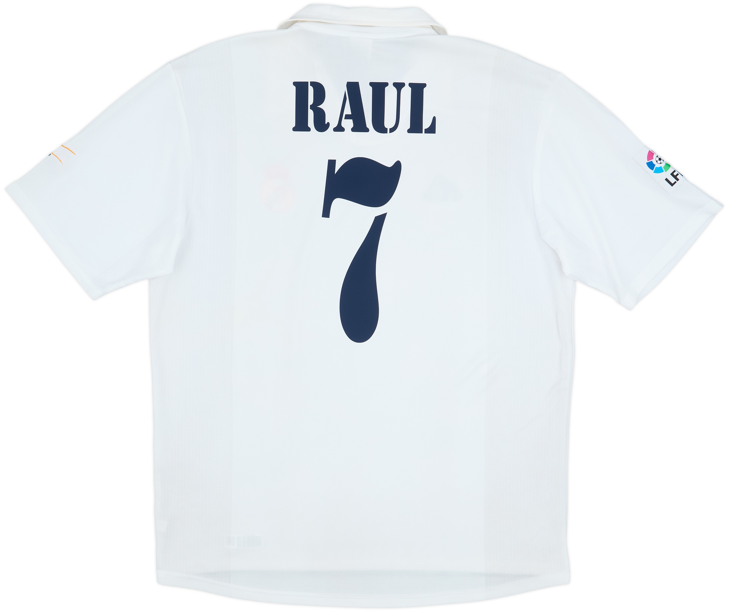 2001 Real Madrid Home Shirt Raul #7 (L)