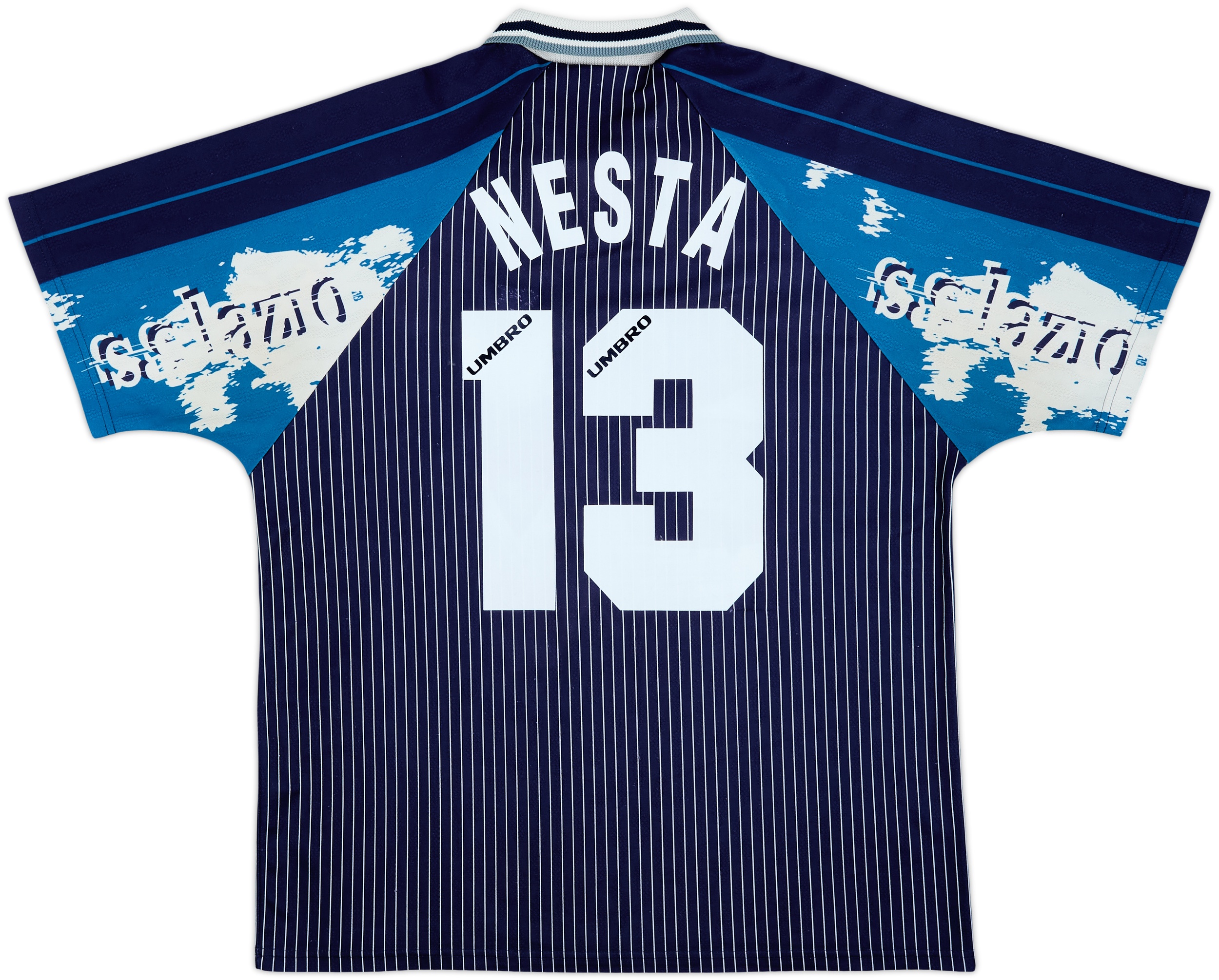 1996-98 Lazio Away Shirt Nesta #13 - 5/10 - (XL)