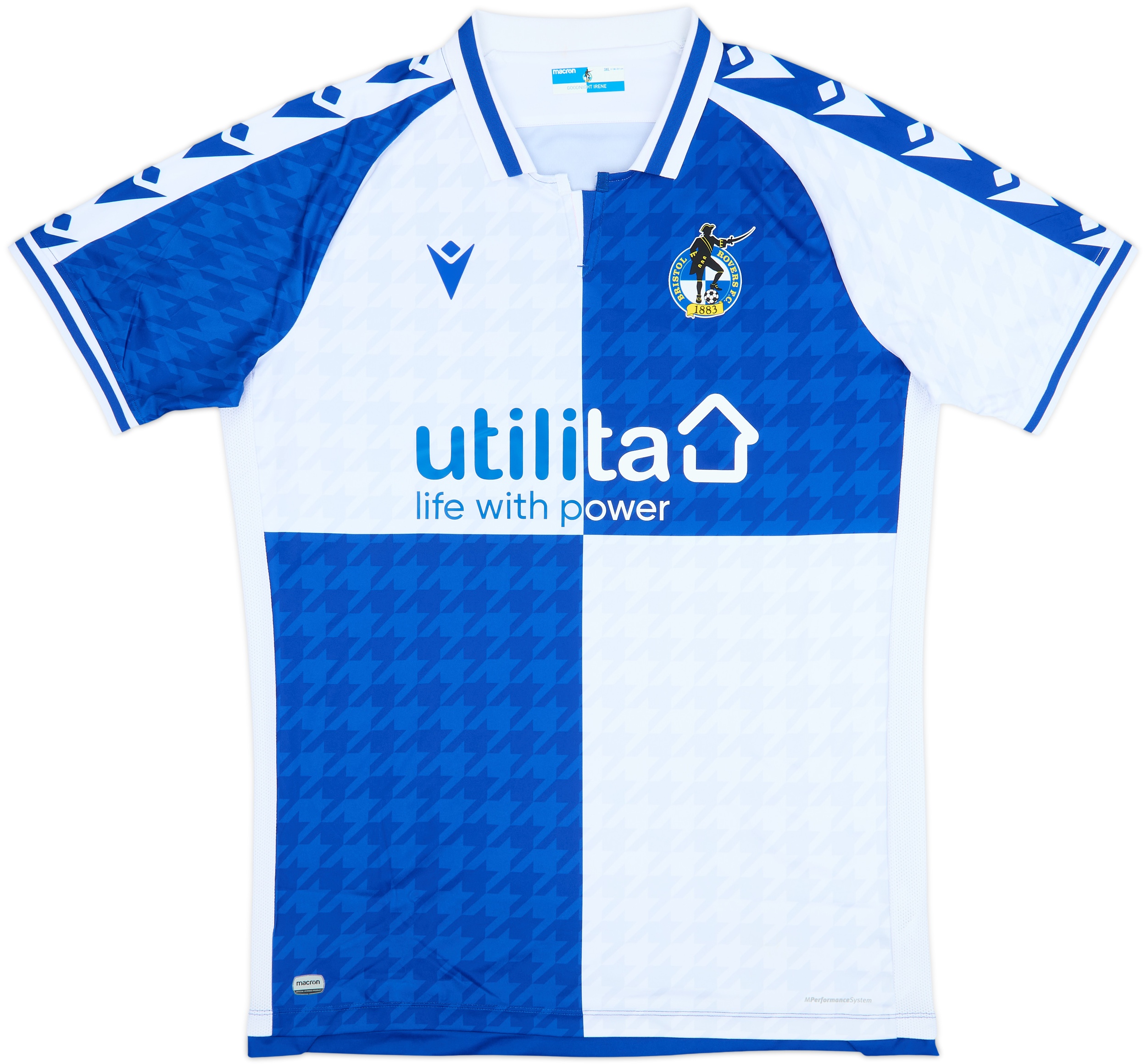 Maillot Domicile Authentique Bristol Rovers 1883 Macron