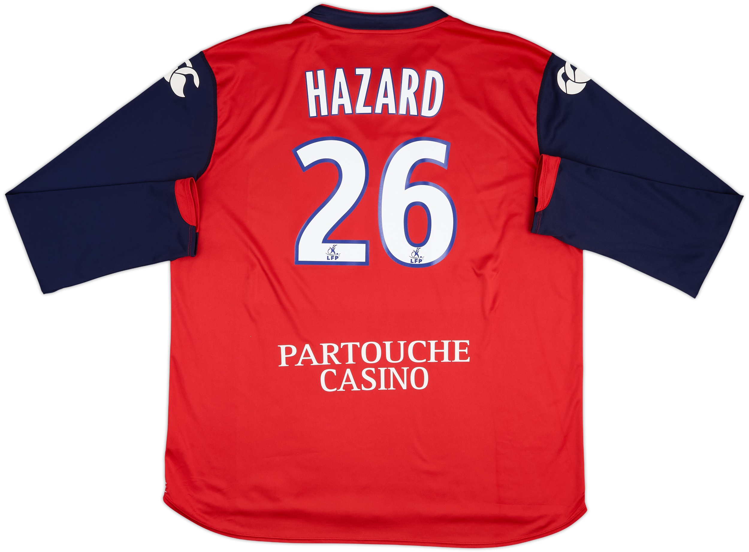 ウェア Lille LOSC 2009-10 HAZARD #26  Shirt maillot football vintage Lille 2009-2010 HOME 26 HAZARD – Football