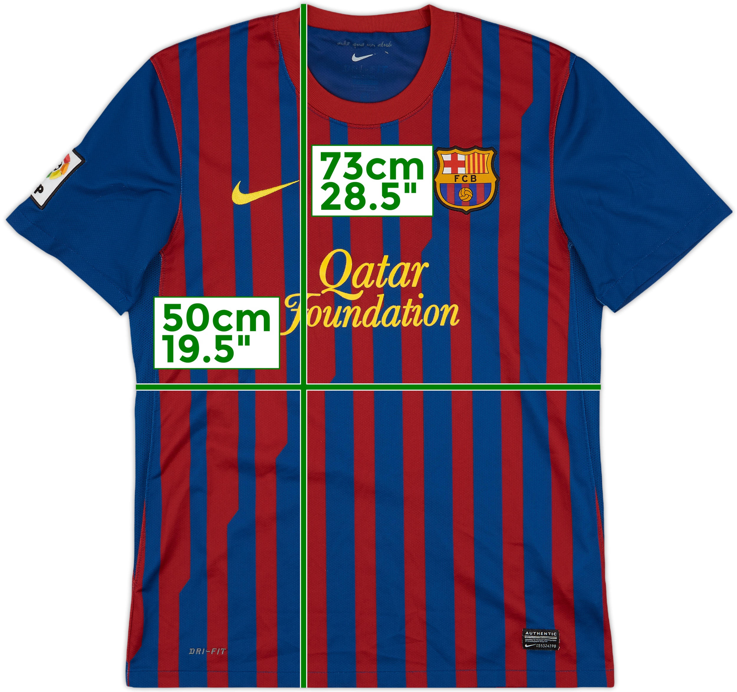 2011-12 Barcelona Home Shirt A.Iniesta #8 - 7/10 - (M) 2011-12 Barcelona Home Shirt A.Iniesta #8 - 7/10 - (M)