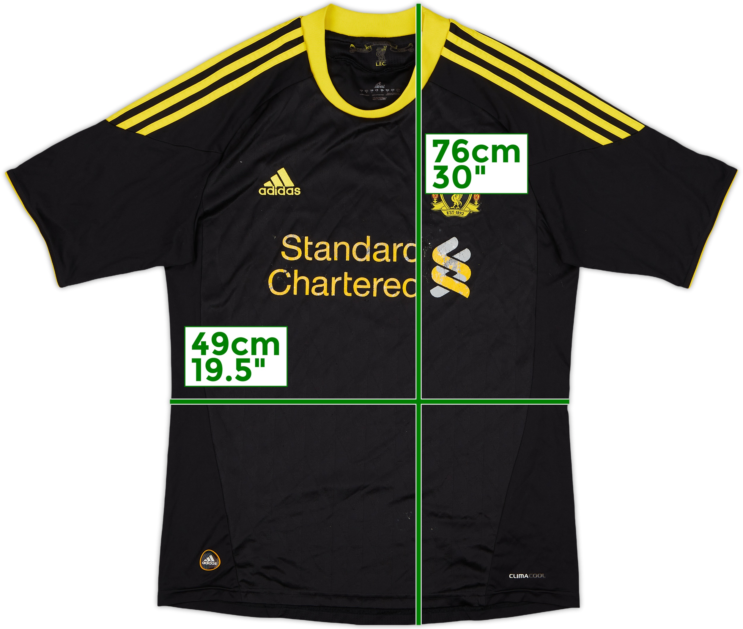 2010-11 Liverpool Third Shirt - 4/10 - (M)