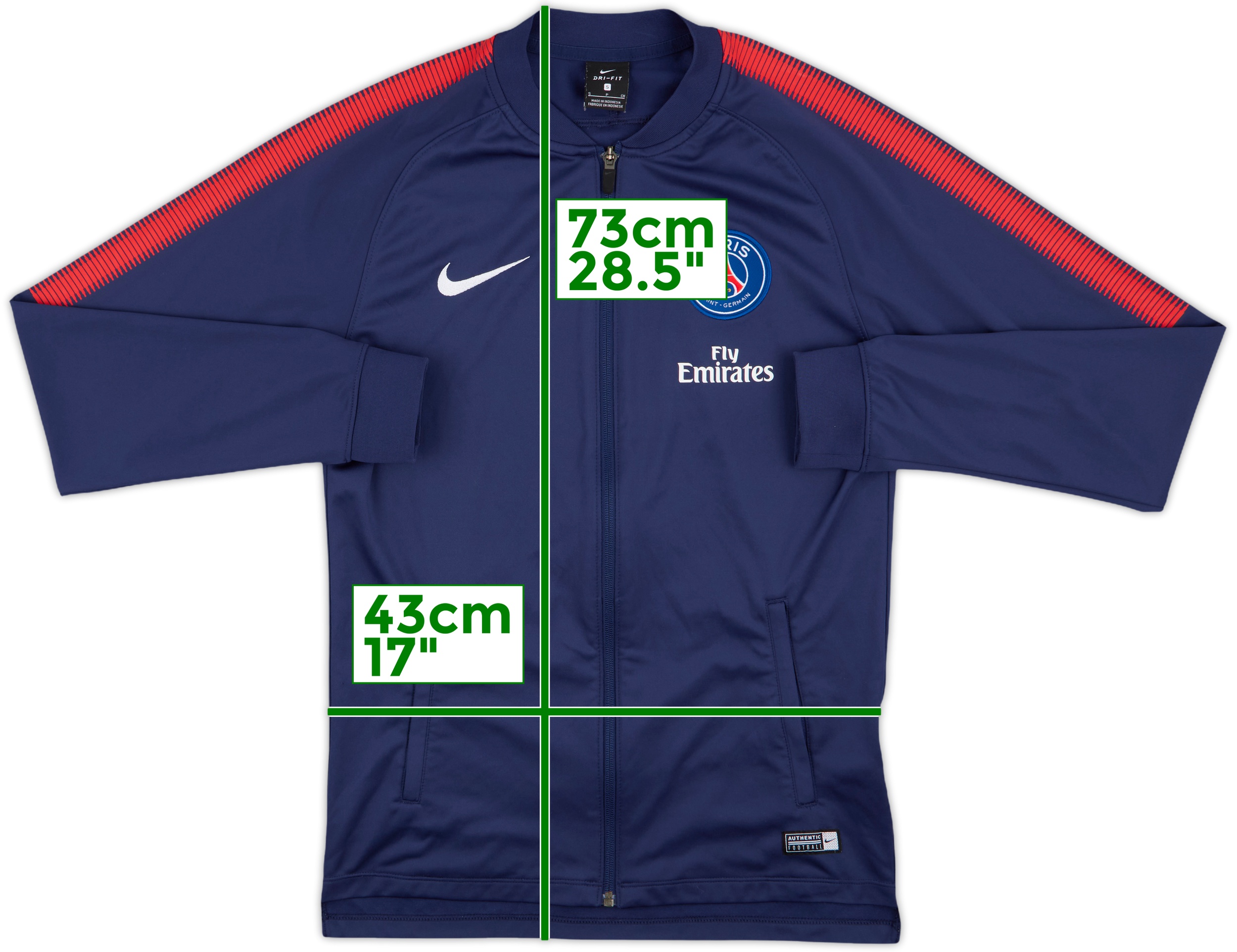 日本未発売Nike MLB Paris Saint-Germain 2017-18 Paris Saint-Germain Nike Track Jacket - 8/10 - (S)