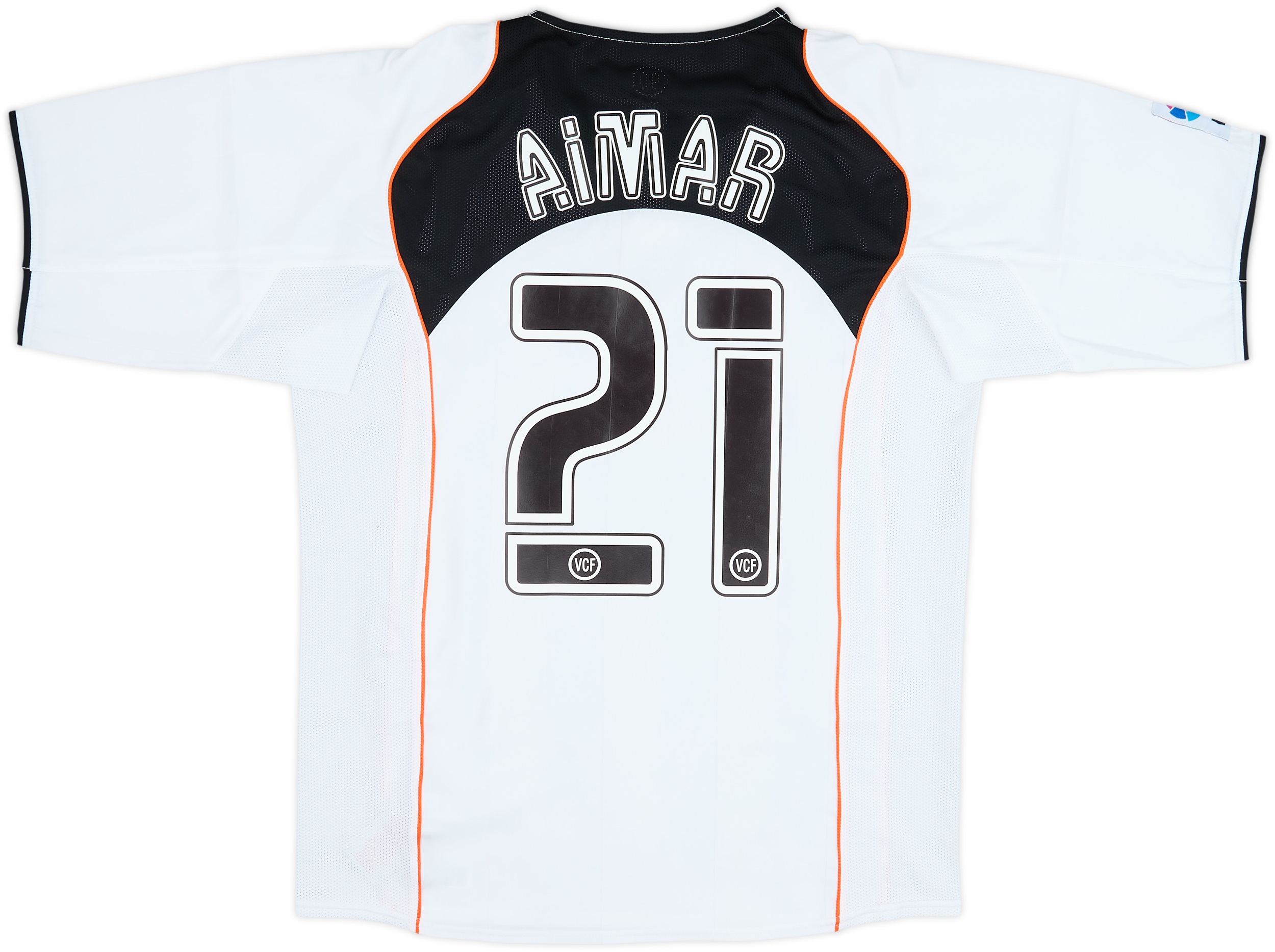2004-05 Valencia Home Shirt Aimar #21 - 8/10 - (M)