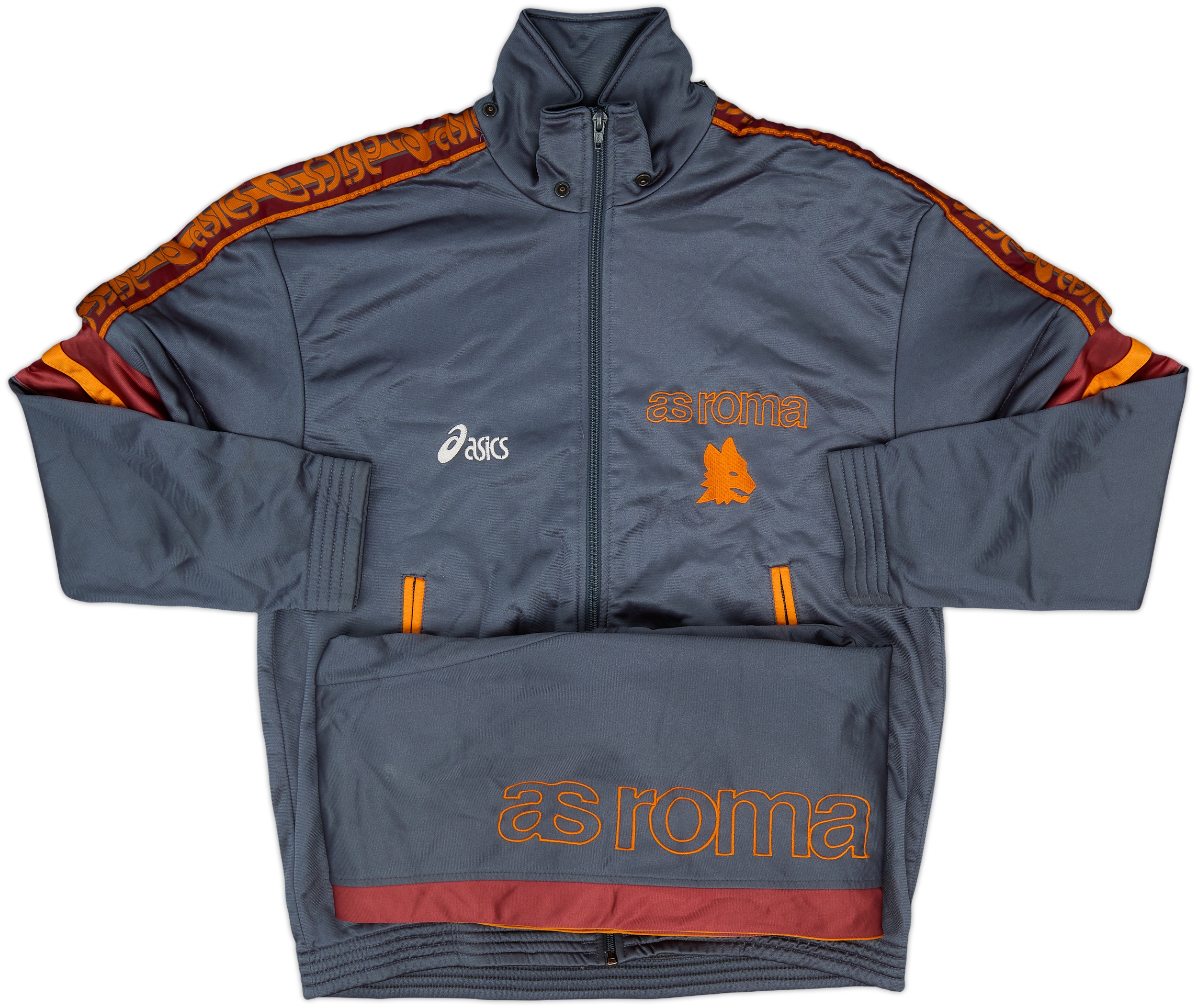 1995-96 Roma Asics Tracksuit - 8/10 - (L)
