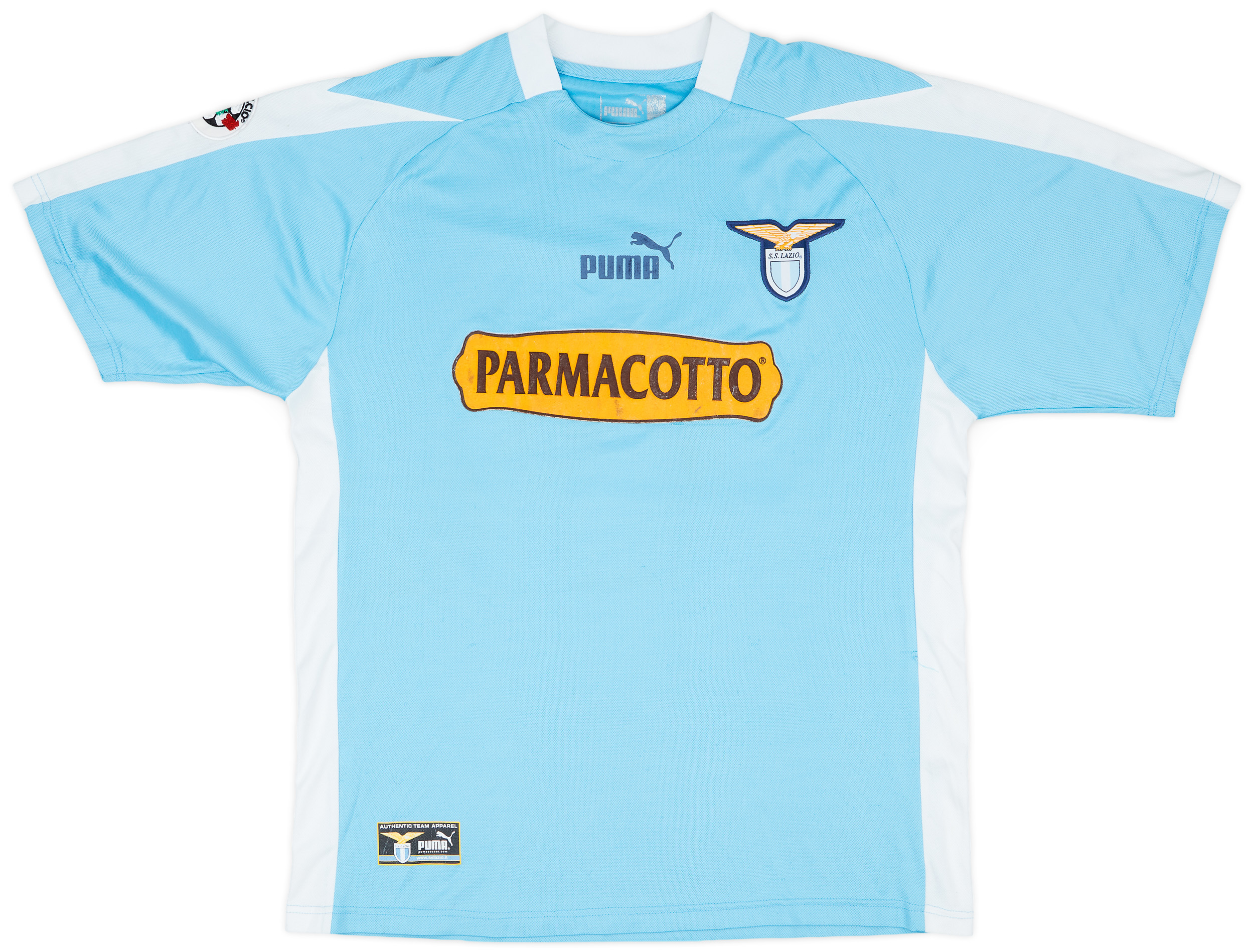 PUMA S.S. Lazio シャツ PARMACOTTO S.S. Lazio 2003/2004 Puma Italy Futbol Soccer Jersey