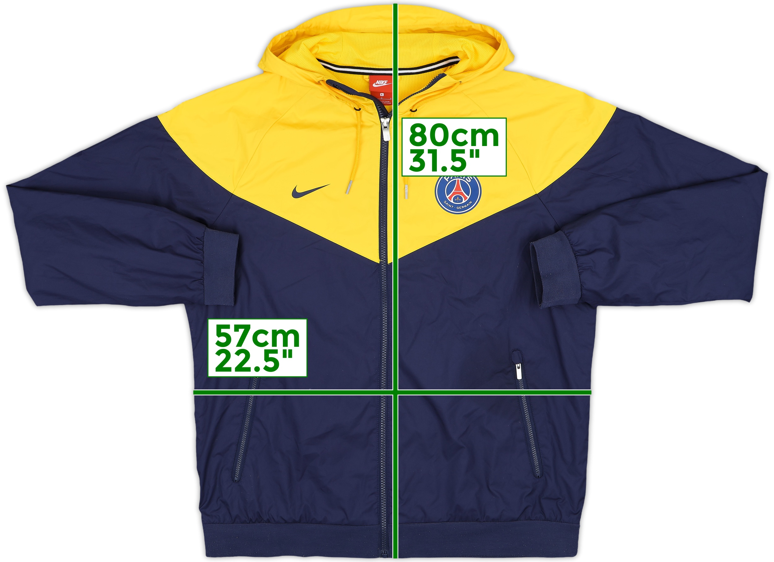 1995-96 Paris Saint-Germain Nike Track Jacket - 8/10 - (XL)