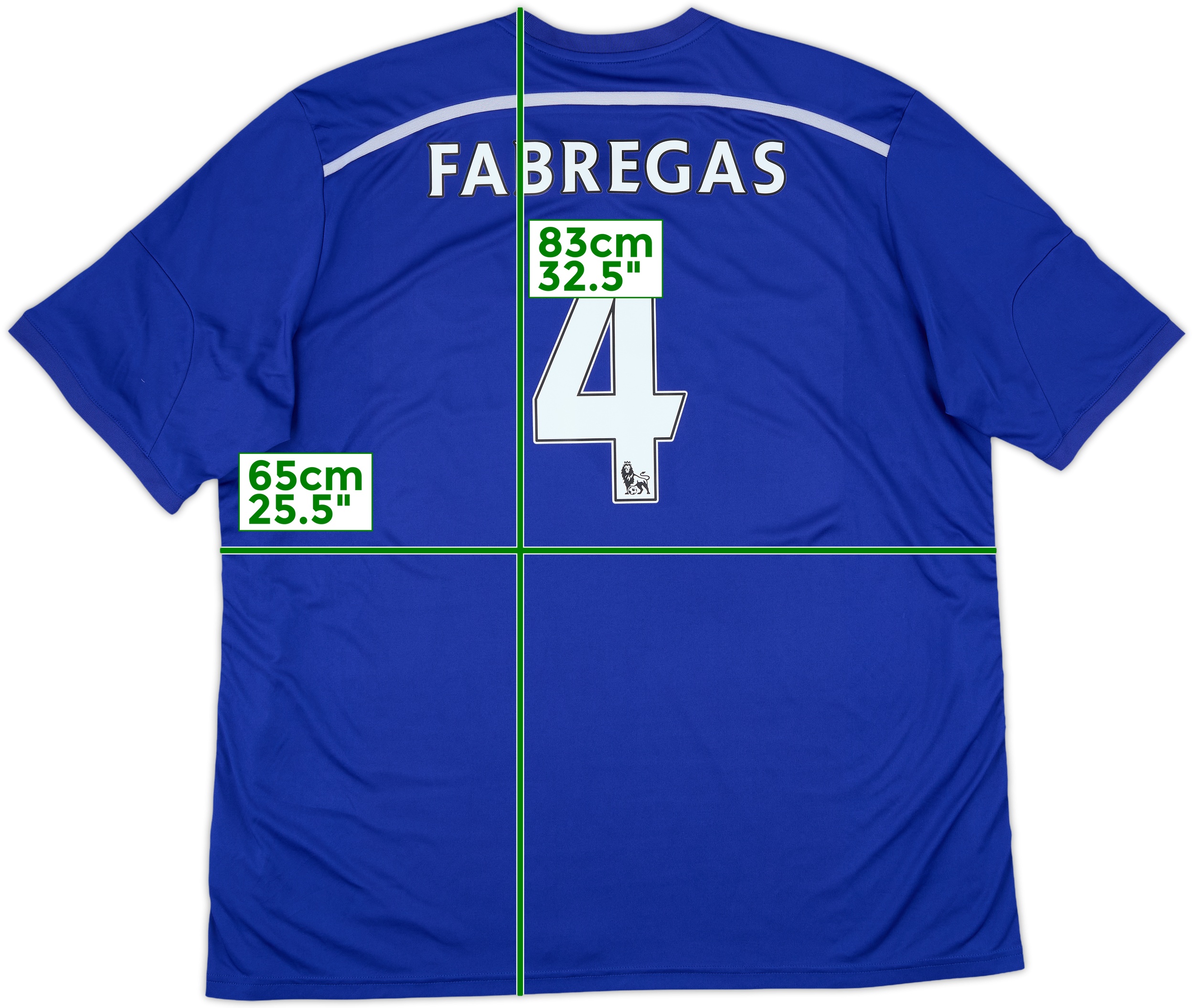 Chelsea FC Fàbregas 4 サッカーシャツ 2014-15 Chelsea Away Shirt Fabregas #4 (M)