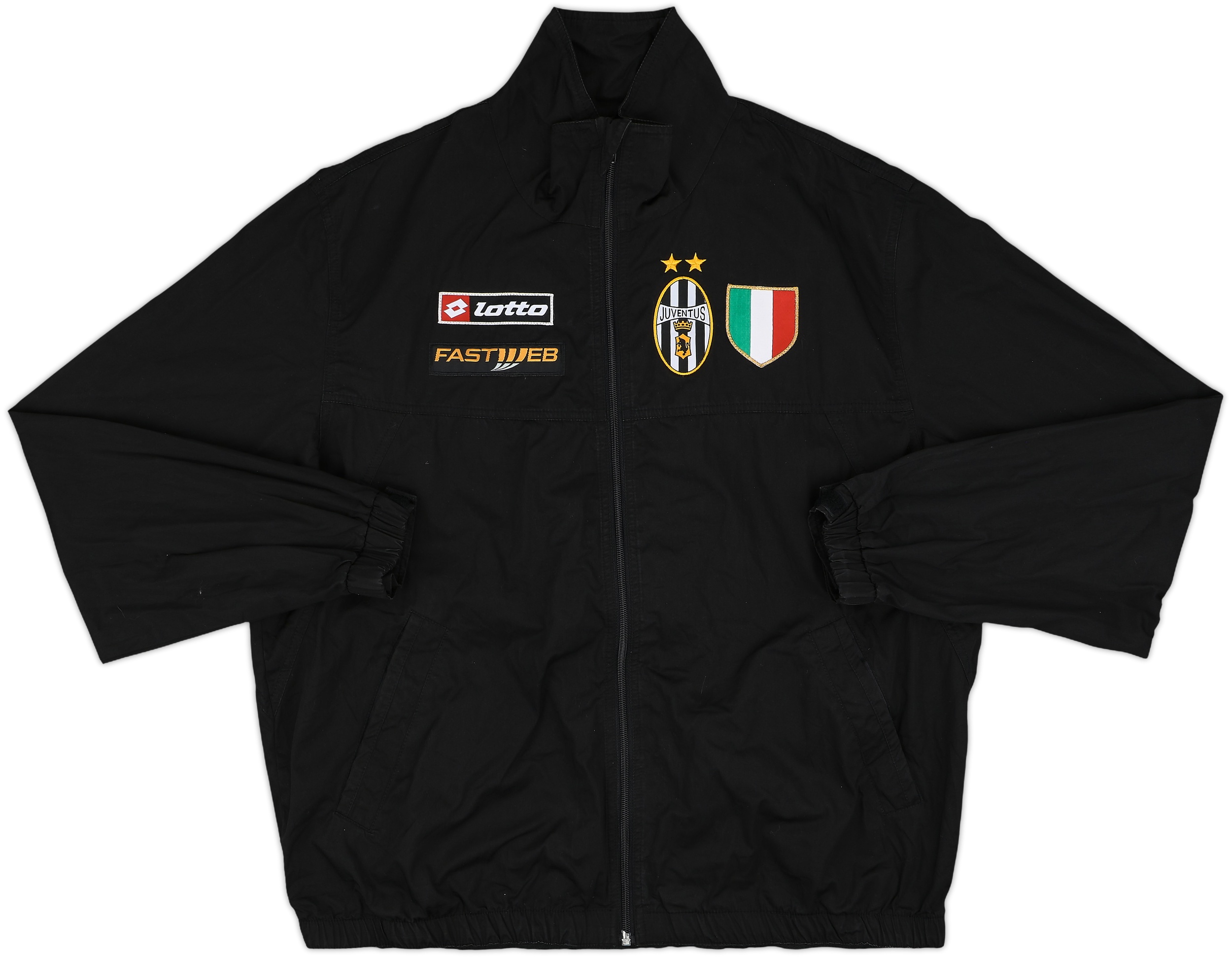 2001-02 Juventus Lotto Track Jacket - 8/10 - (L)