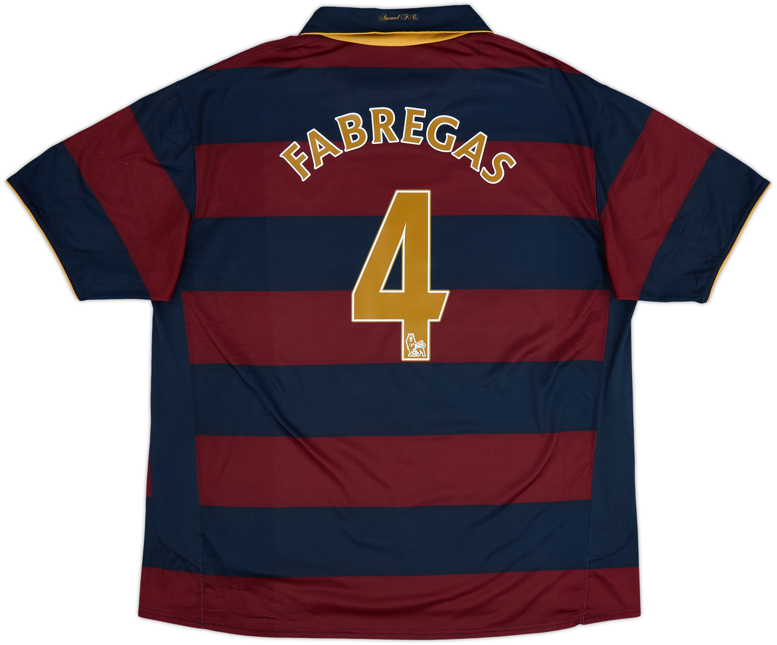 アーセナル 07/08 3rd FABREGAS 4 Mサイズ 2007-08 Arsenal Third Shirt Fabregas #4 - 7/10 - (XXL)